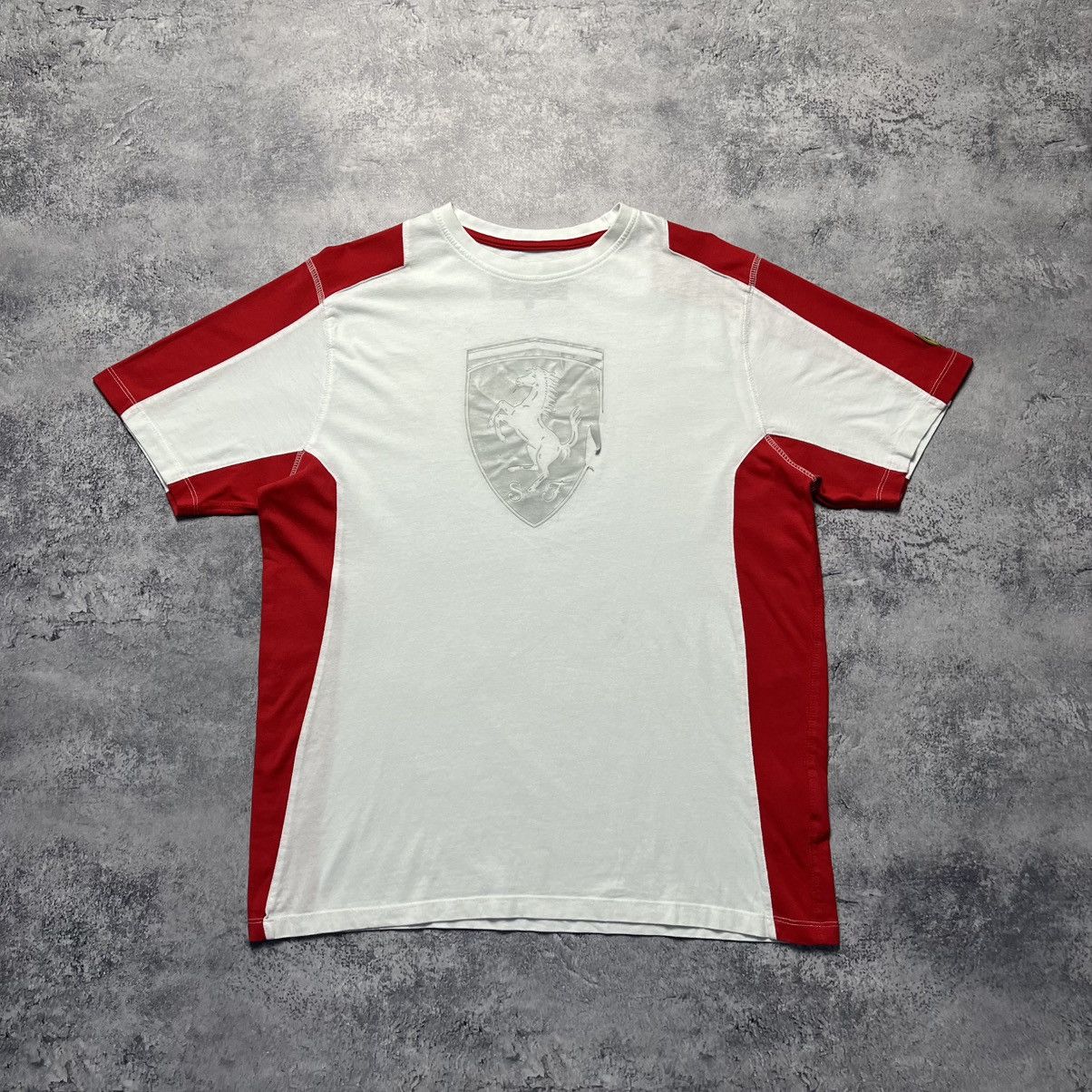 Ferrari Ferrari Big Central Logo Tee Streetwear Y2K Racing Size US M / EU 48-50 / 2 - 1 Thumbnail