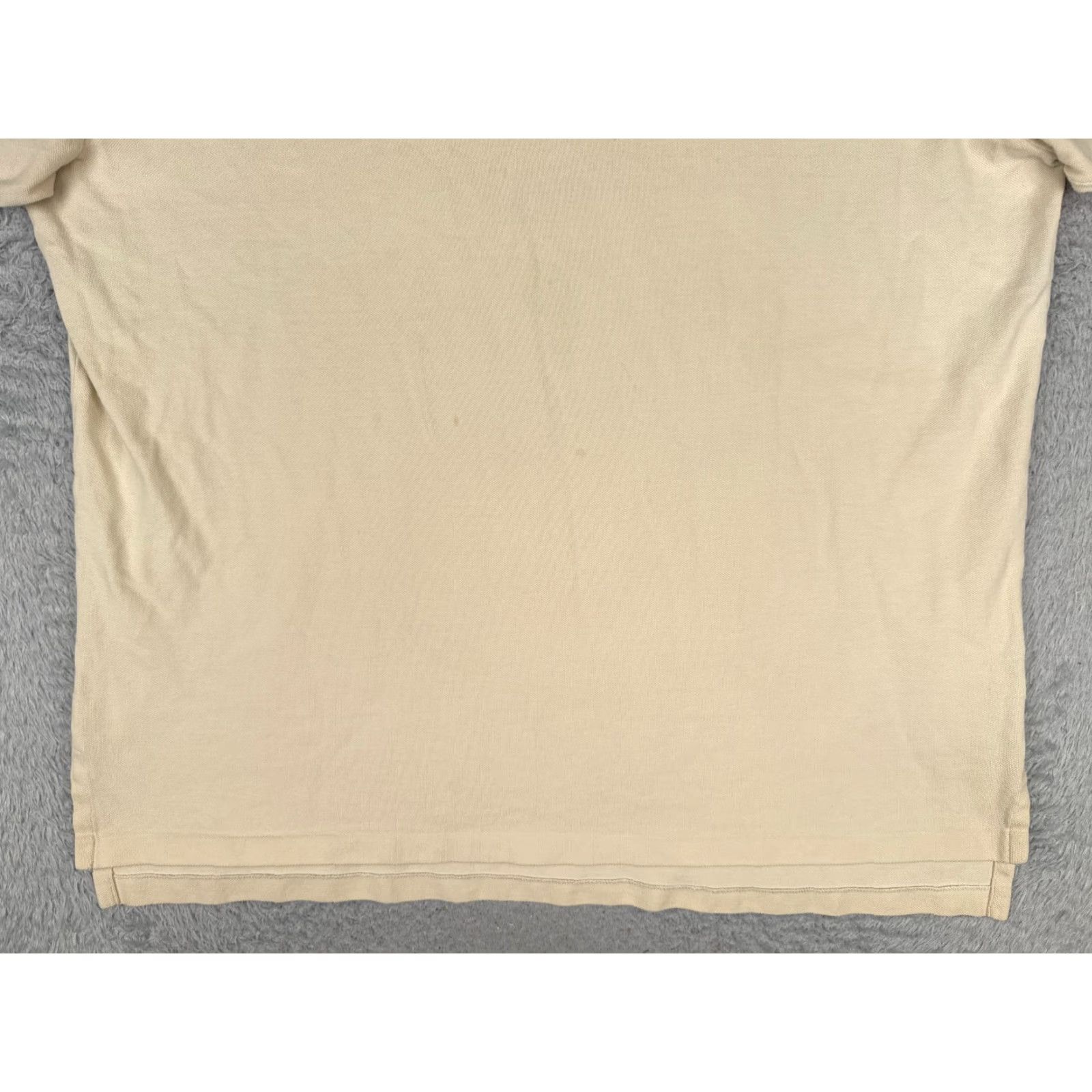 Ralph Lauren VINTAGE Ralph Lauren Polo Shirt Men 2XL XXL Yellow 100% Cotton Short Sleeve Polo Shirt Size US XXL / EU 58 / 5 - 5 Thumbnail