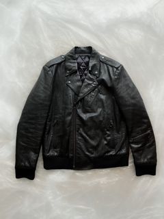 Men s Number N ine Leather Jackets Grailed