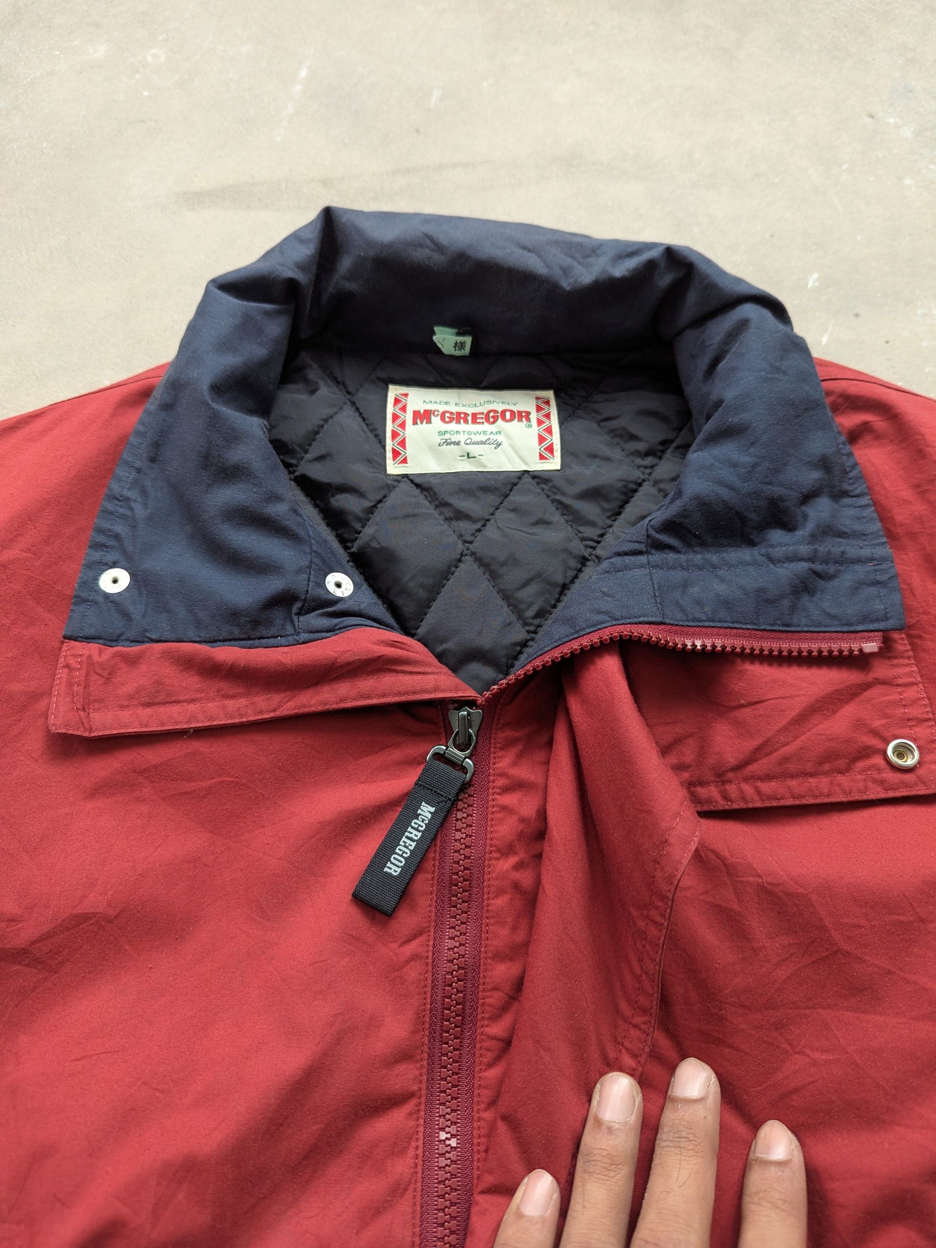 Japanese Brand × McGregor × Vintage Vintage 1990s McGregor Bomber Jacket Hooded Size US L / EU 52-54 / 3 - 9 Thumbnail