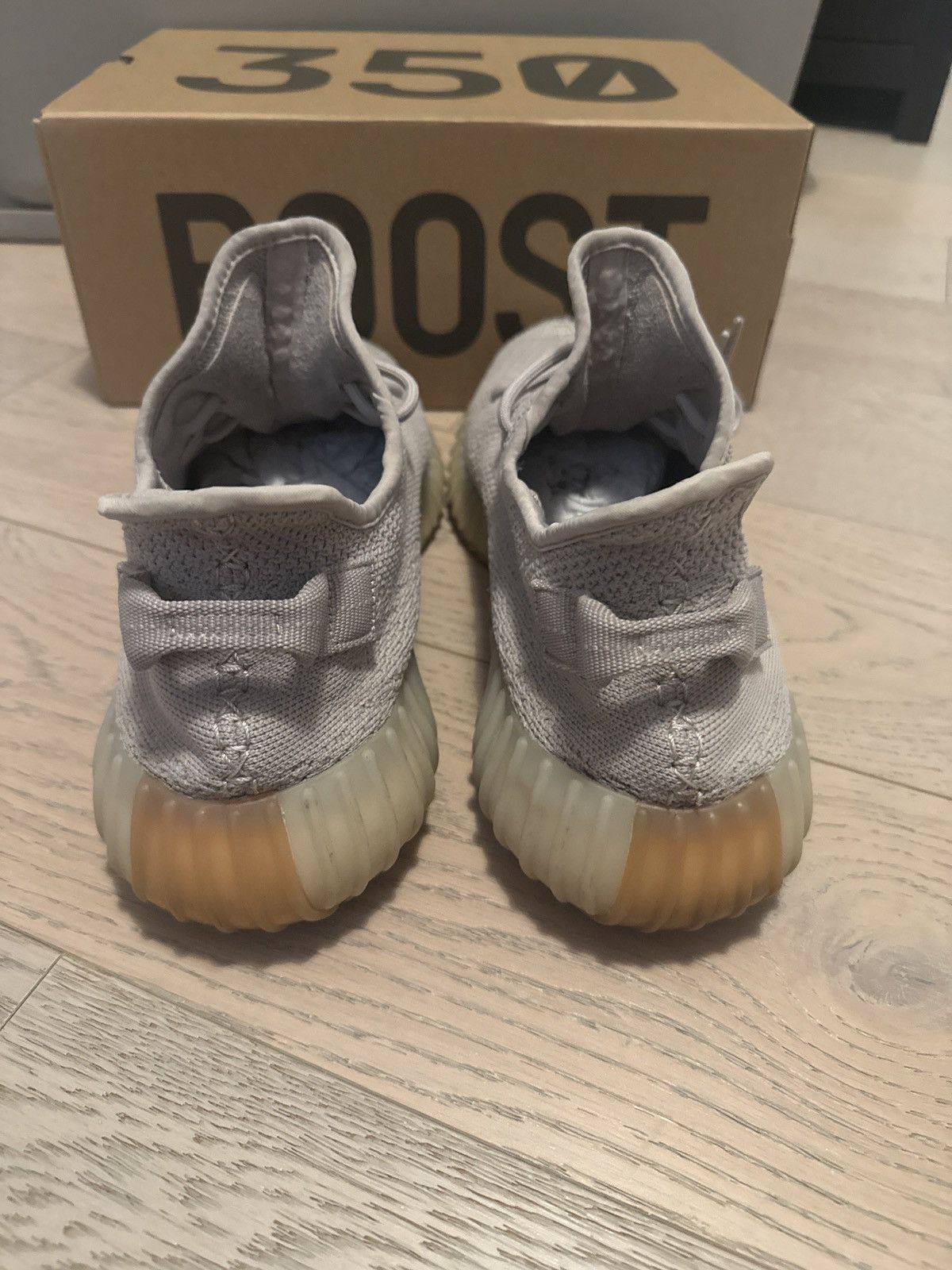Adidas YEEZY BOOST 350 V2 F99710 SESAME Size US 13 / EU 46 - 4 Thumbnail