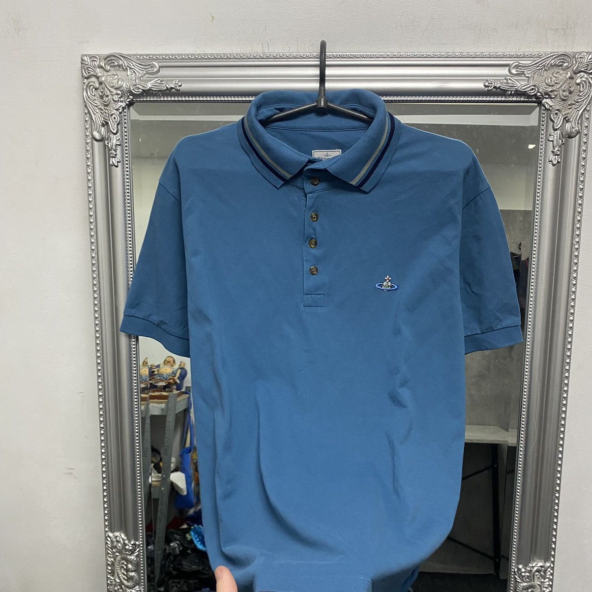 Vivienne Westwood Vintage Vivienne Westwood polo shirt Size US L / EU 52-54 / 3 - 3 Thumbnail