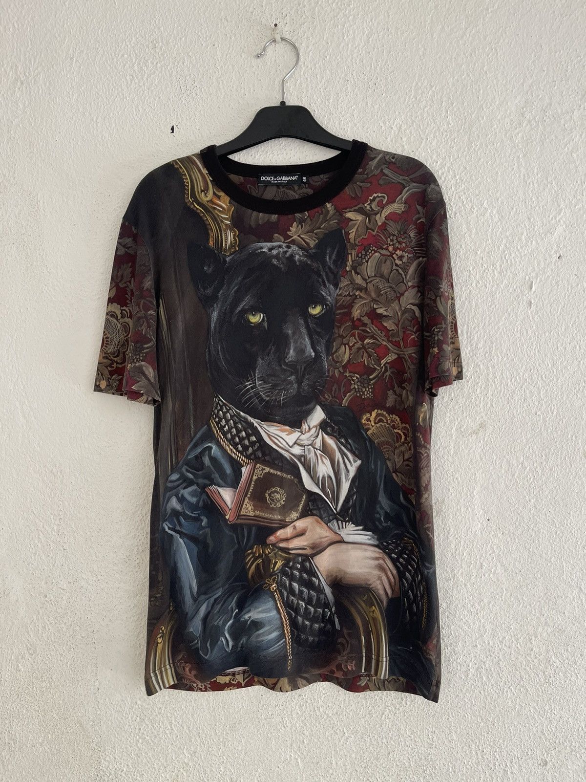 Dolce & Gabbana Dolce Gabbana Panther Potrait T Shirt Size US M / EU 48-50 / 2 - 1 Thumbnail