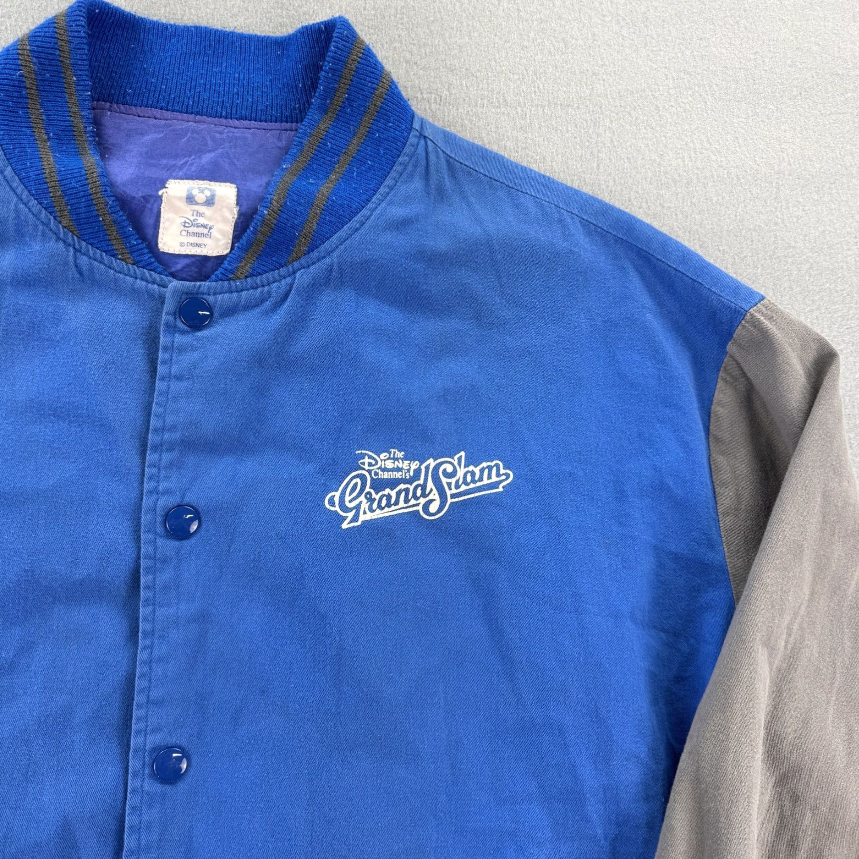 Disney VINTAGE Disney Jacket Mens L Blue Goofy Baseball Grand Slam Varsity 90s USA Mens L Blue Goofy Baseball 90s Disney Channel Grand Slam varsity jacket Size US L / EU 52-54 / 3 - 2 Thumbnail