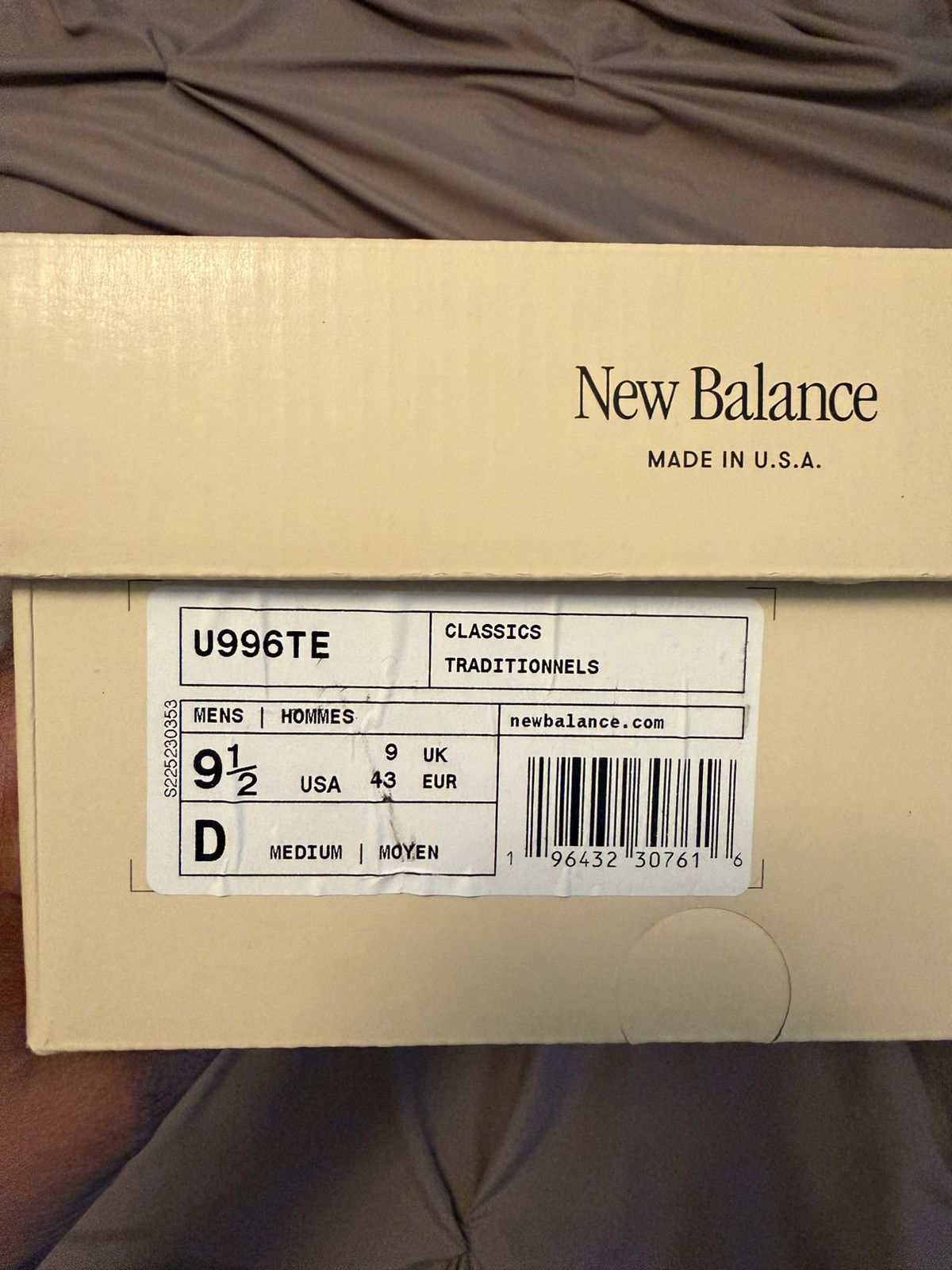 New Balance 996 Made in USA Size US 9.5 / EU 42-43 - 4 Thumbnail
