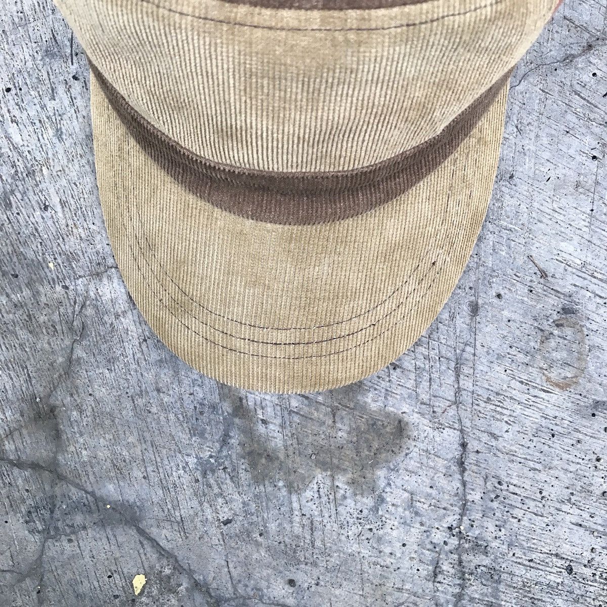 Global Work × Japanese Brand patrol hat three tone with leather adjust by global work Size ONE SIZE - 9 Thumbnail