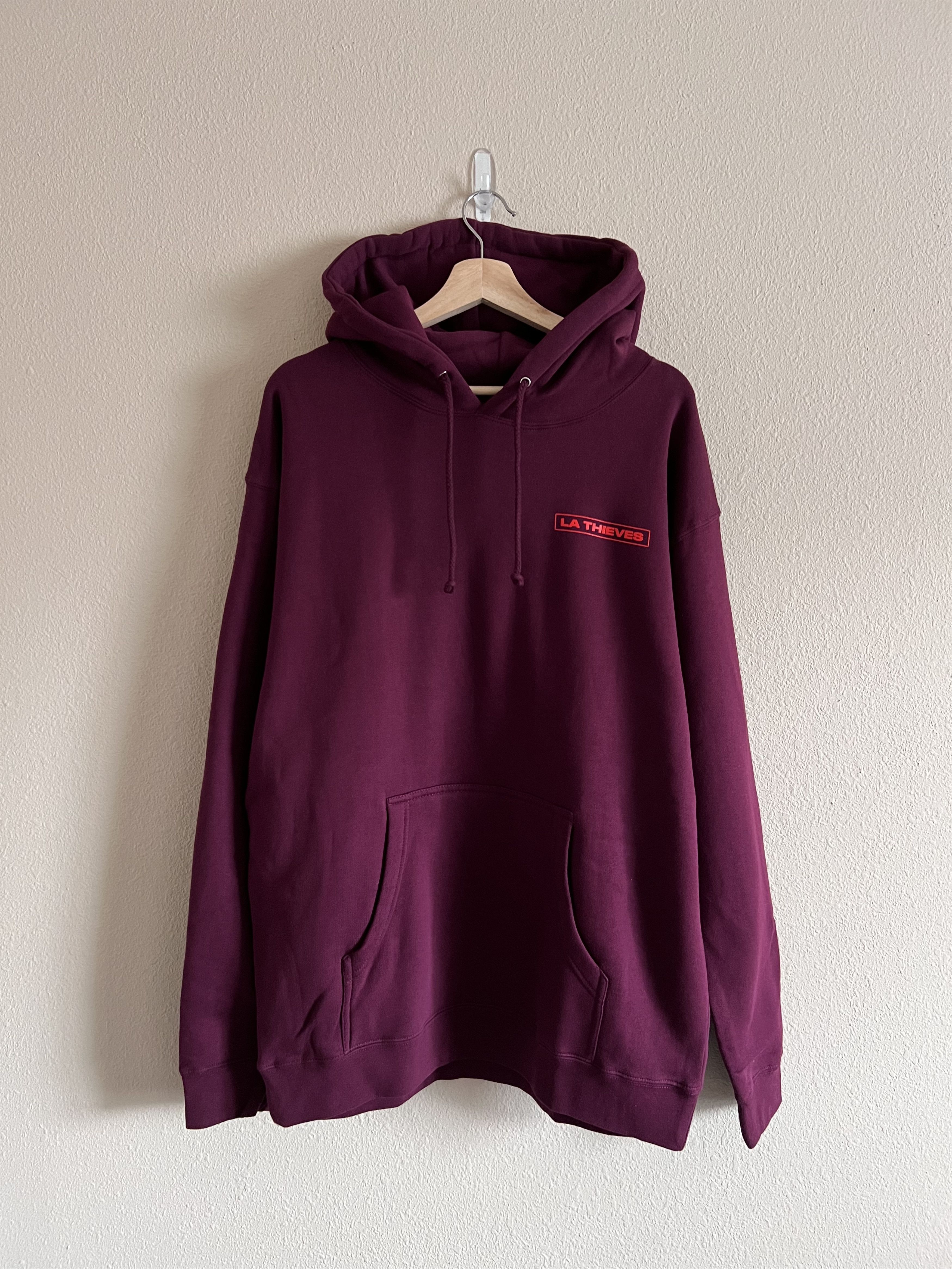 100 Thieves 100 Thieves LA Thieves Hoodie in Maroon Size US L / EU 52-54 / 3 - 2 Thumbnail