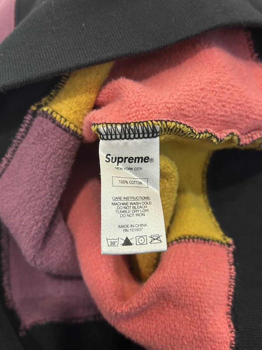 Supreme Supreme Patchwork Hooded Sweatshirt Size US XL / EU 56 / 4 - 7 Thumbnail
