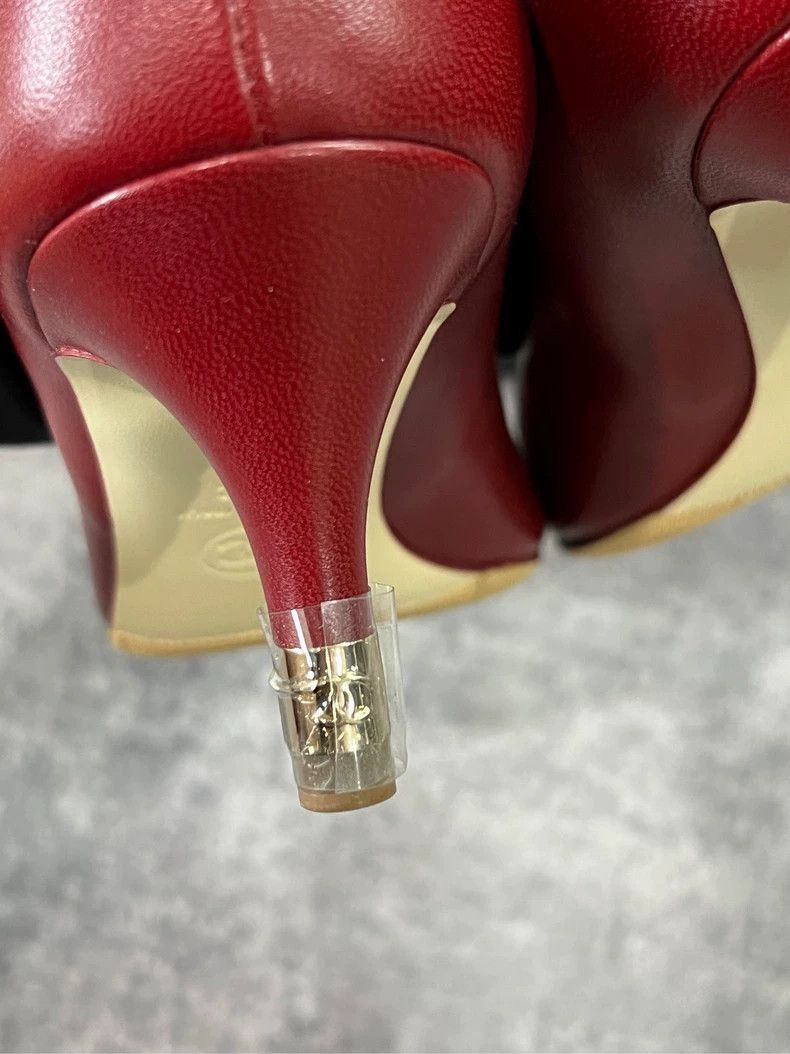 Chanel Chanel Colorblock Pearl High Heels -2505 Size US 6 / EU 39 - 5 Thumbnail