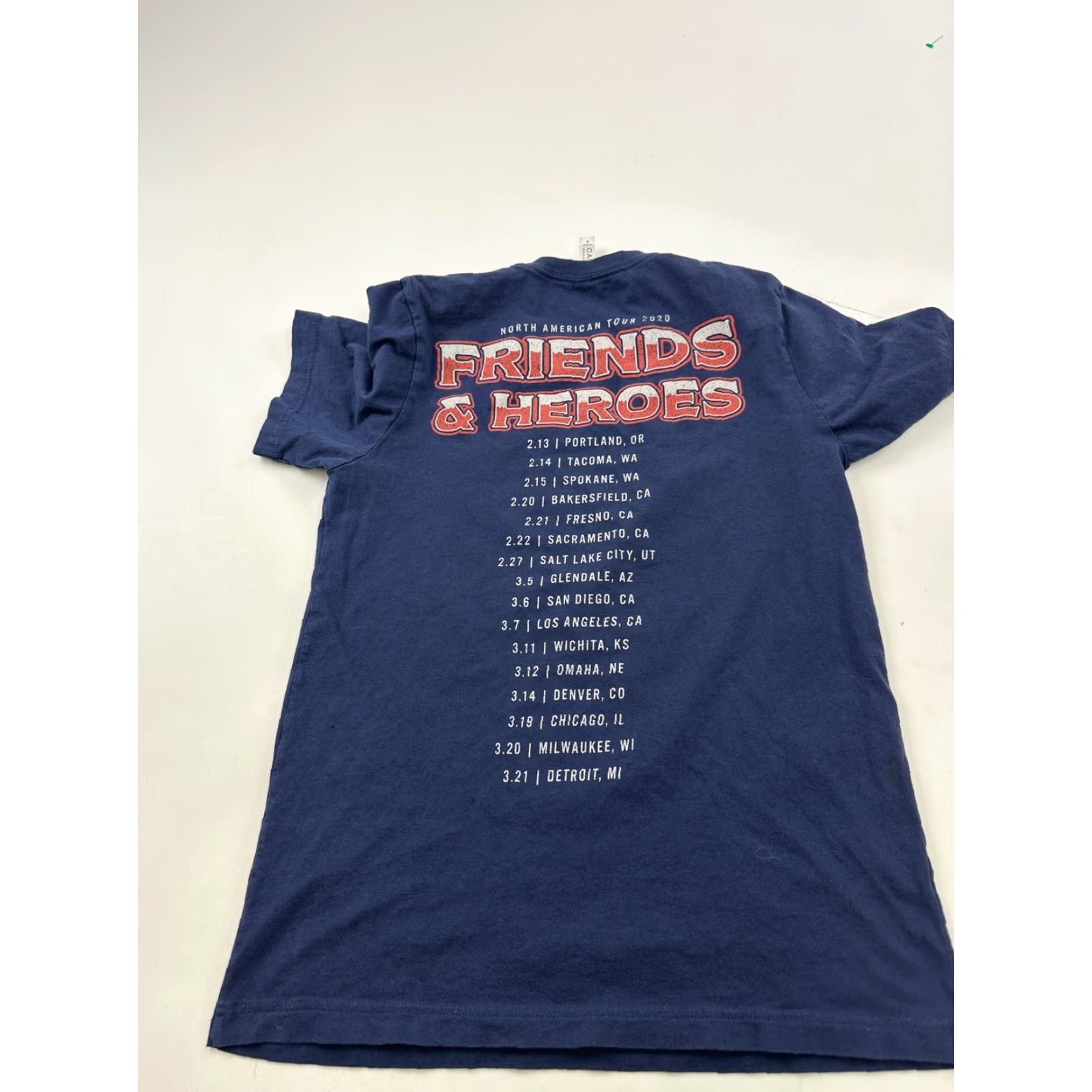 Vintage Blake Shelton Shirt Mens Medium Blue 2020 Tour Concert Tee Crew Neck Short Sleeve Graphic Print Bands Music Size US M / EU 48-50 / 2 - 6 Thumbnail