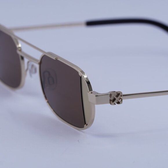 Off-White Off-White Off-White OERI14H LYNN 7664 Sunglasses Gold Oval Size ONE SIZE - 4 Thumbnail