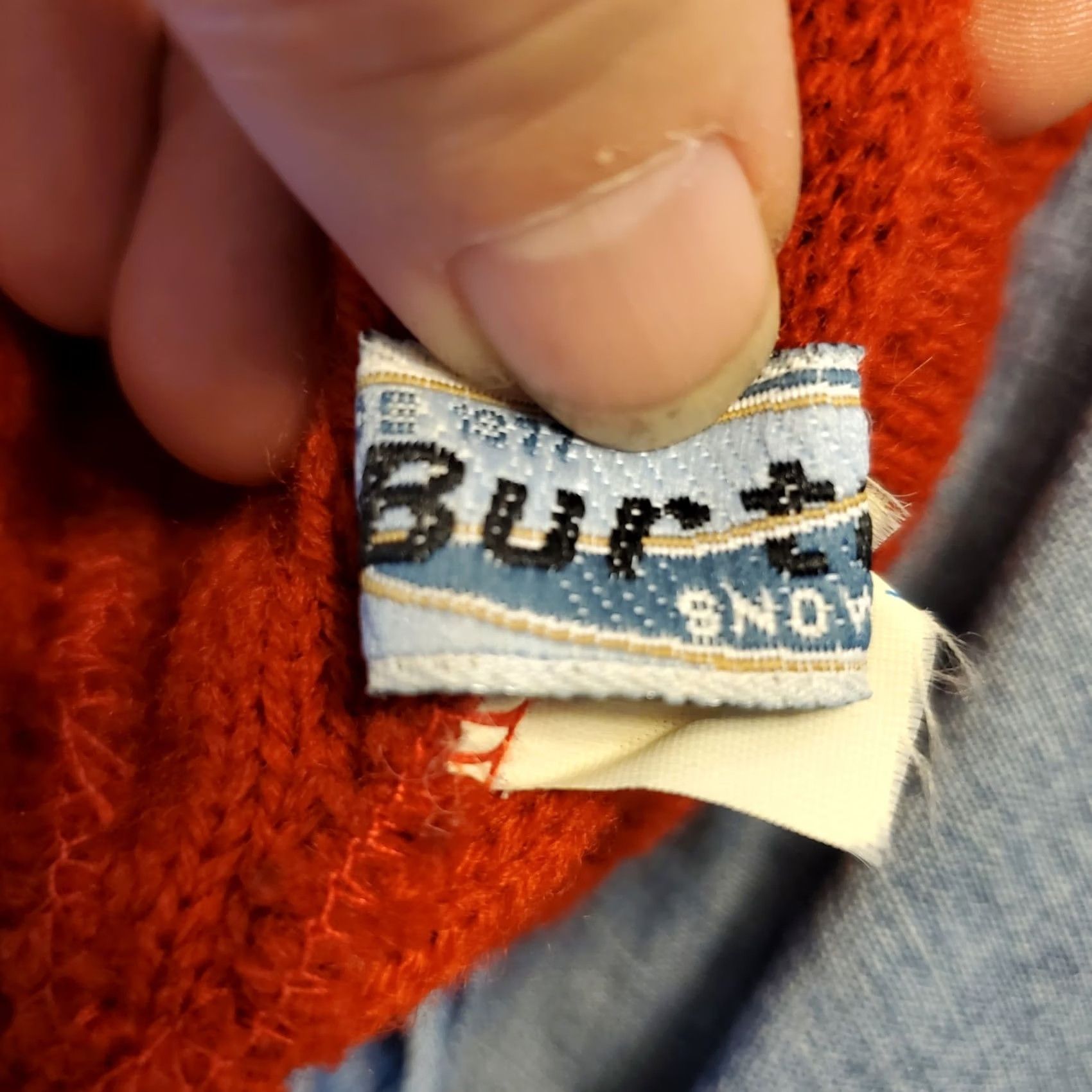 Burton VINTAGE Burton Hat Mens One Size Red Vtg Snowboards Wool Beanie Cap Touk 90s Y2K Winter Made Size ONE SIZE - 7 Thumbnail