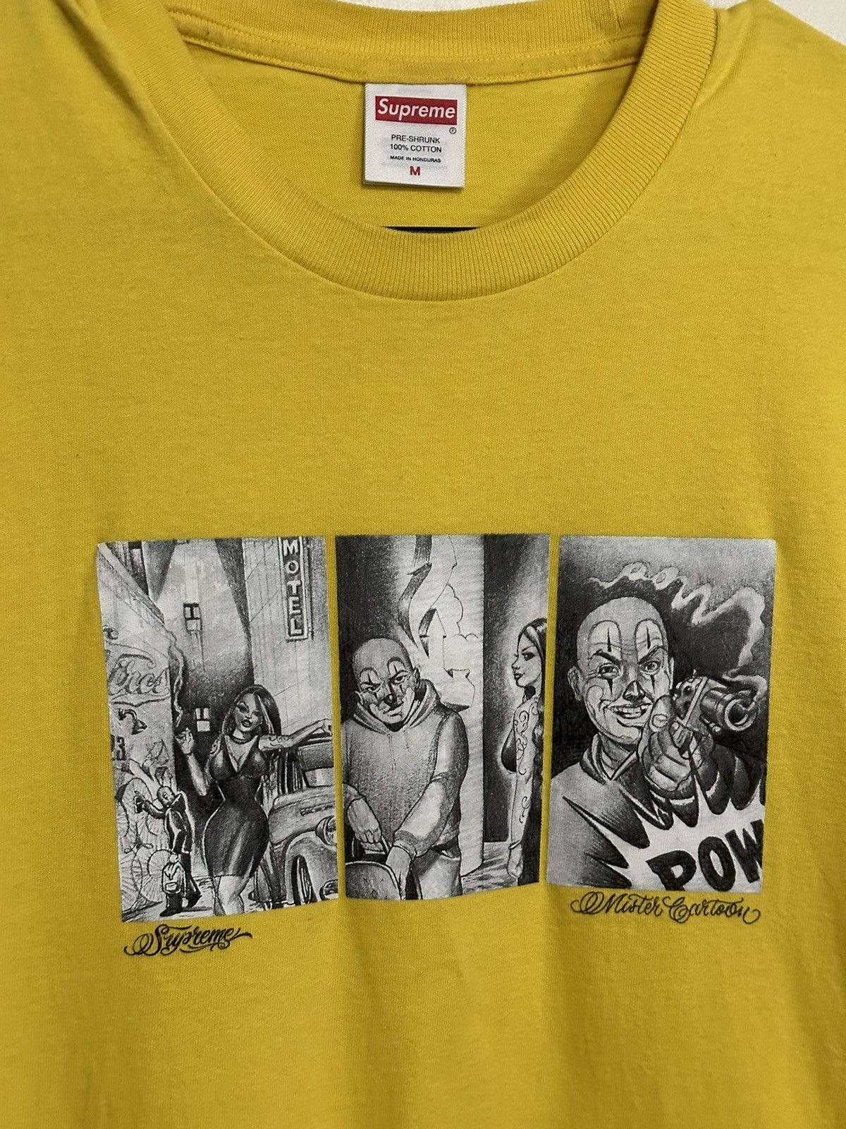 Supreme Supreme Mister Cartoon Pow Tee Size US M / EU 48-50 / 2 - 2 Thumbnail
