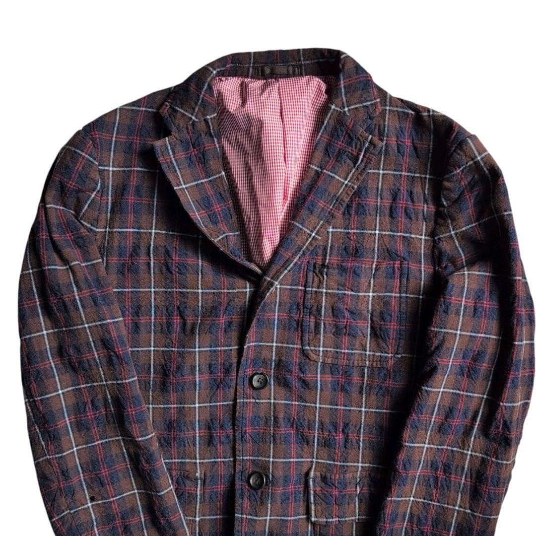 Comme des Garcons Homme COMME des GARÇONS HOMME 2010AW 3B Tailored Jacket Plaid S Size US S / EU 44-46 / 1 - 3 Thumbnail