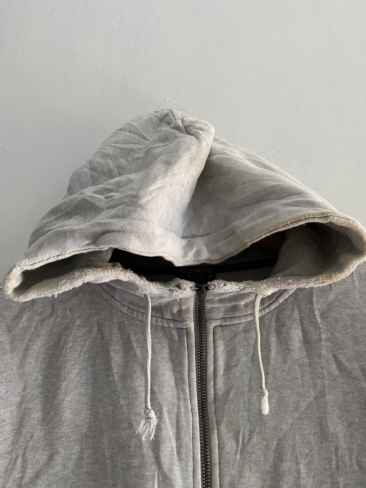 Oshkosh × Vintage 1980s oshkosh destroyed grunge hoodie Size US M / EU 48-50 / 2 - 7 Thumbnail