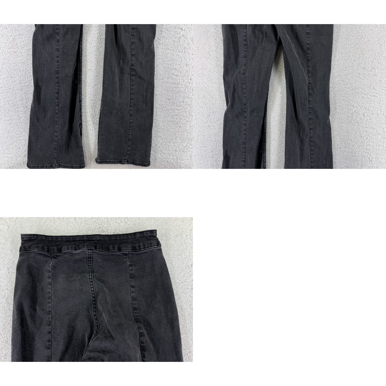 Forever 21 FOREVER 21 Jeans Women Black Denim Flared High Rise Stretch Cotton 28 Waist 26 Inseam 32 Regular 5-Pocket Size 28" / US 6 / IT 42 - 9 Thumbnail