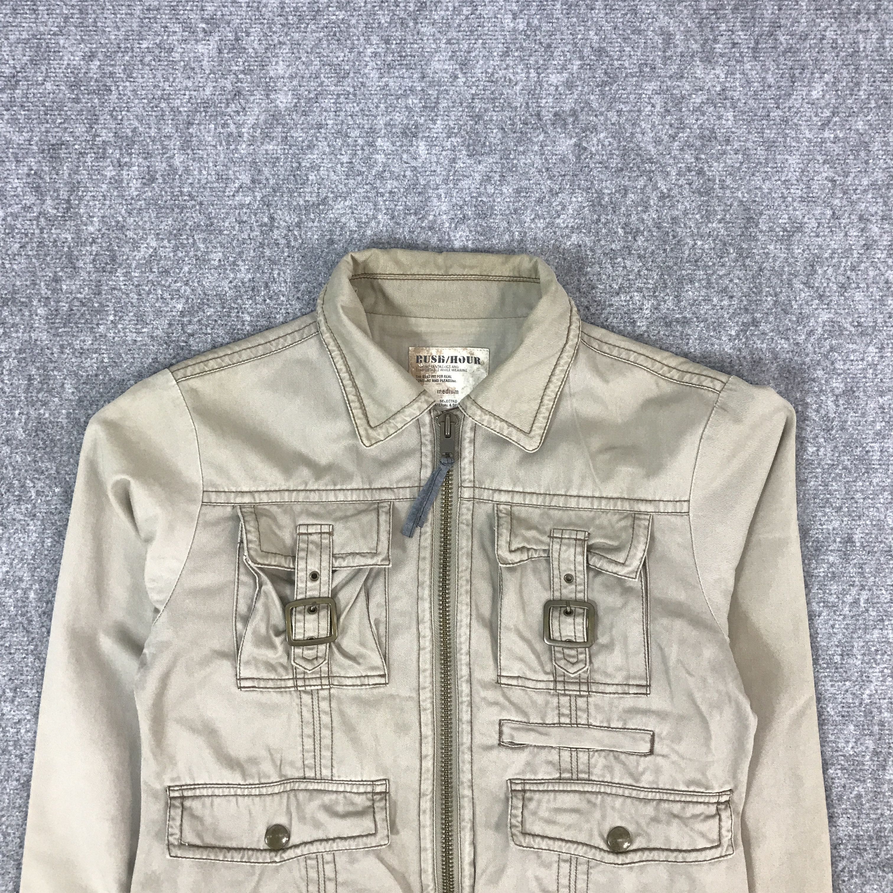 Japanese Brand RUSH HOUR POCKET M65 STYLE JACKET Size US M / EU 48-50 / 2 - 3 Thumbnail