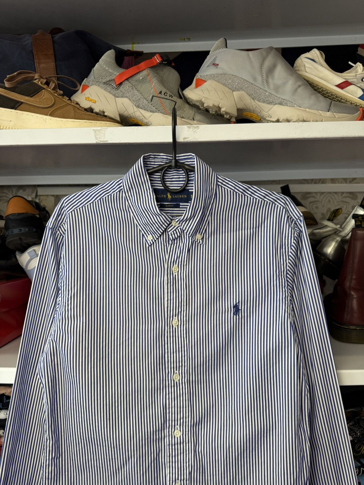 Polo Ralph Lauren Vintage RALPH LAUREN Striped long Sleeved Shirt Rare Size US S / EU 44-46 / 1 - 2 Thumbnail
