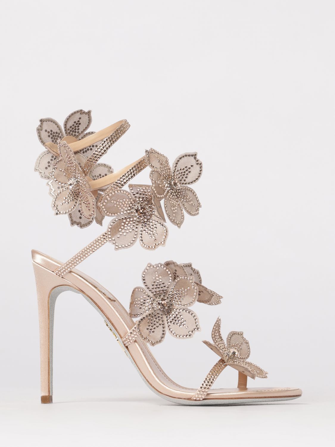 Rene Caovilla Rene Caovilla Heeled Sandal Woman Nude Size US 7 / IT 37 - 1 Thumbnail