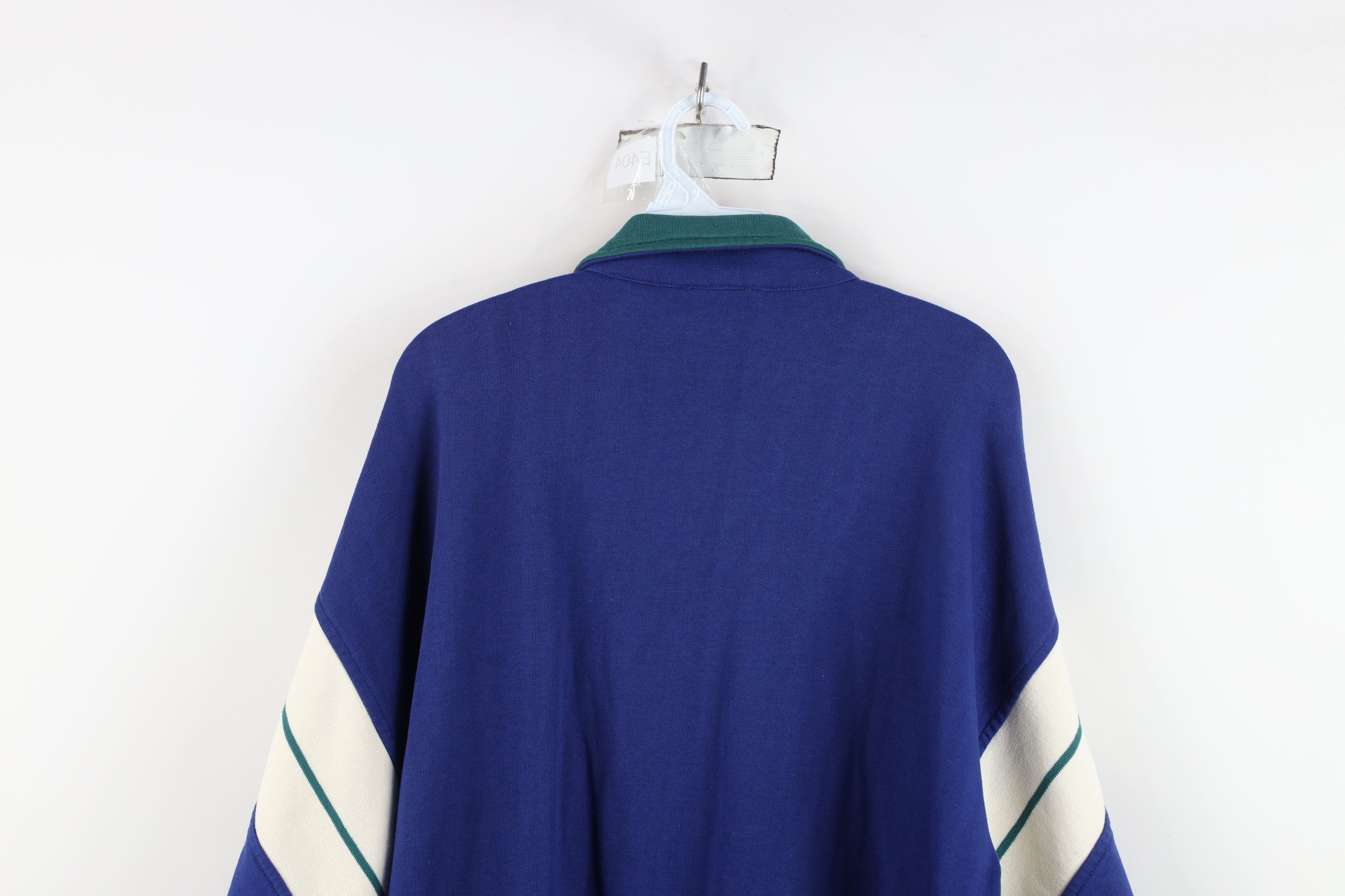 Vintage Vintage 90s Streetwear Warm Up Tennis Track Jacket Blue Size US L / EU 52-54 / 3 - 13 Thumbnail