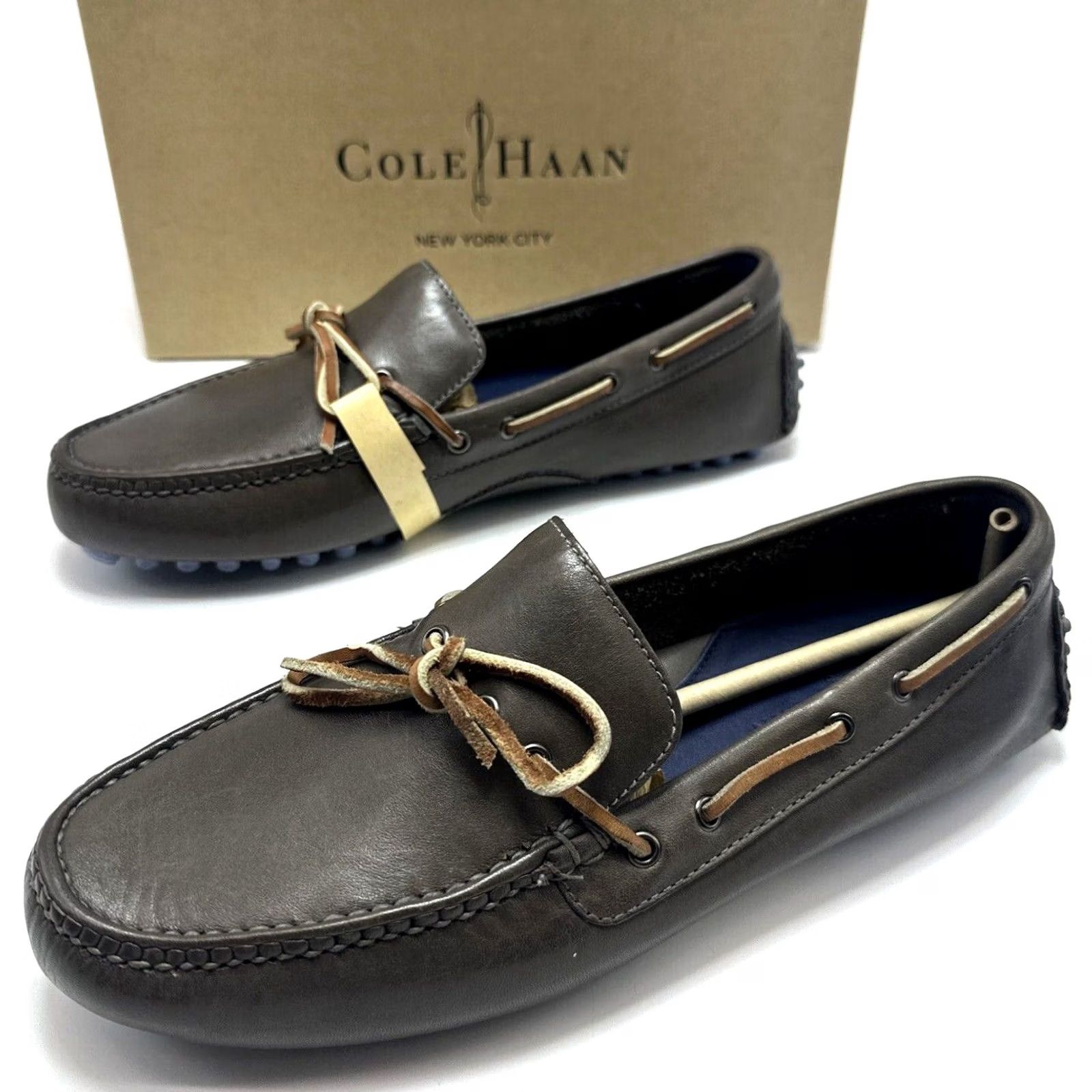 Cole Haan Cole Haan Air Grants Camp Moc Slip On Mens Size 8 M Grey Size US 8 / EU 41 - 2 Thumbnail