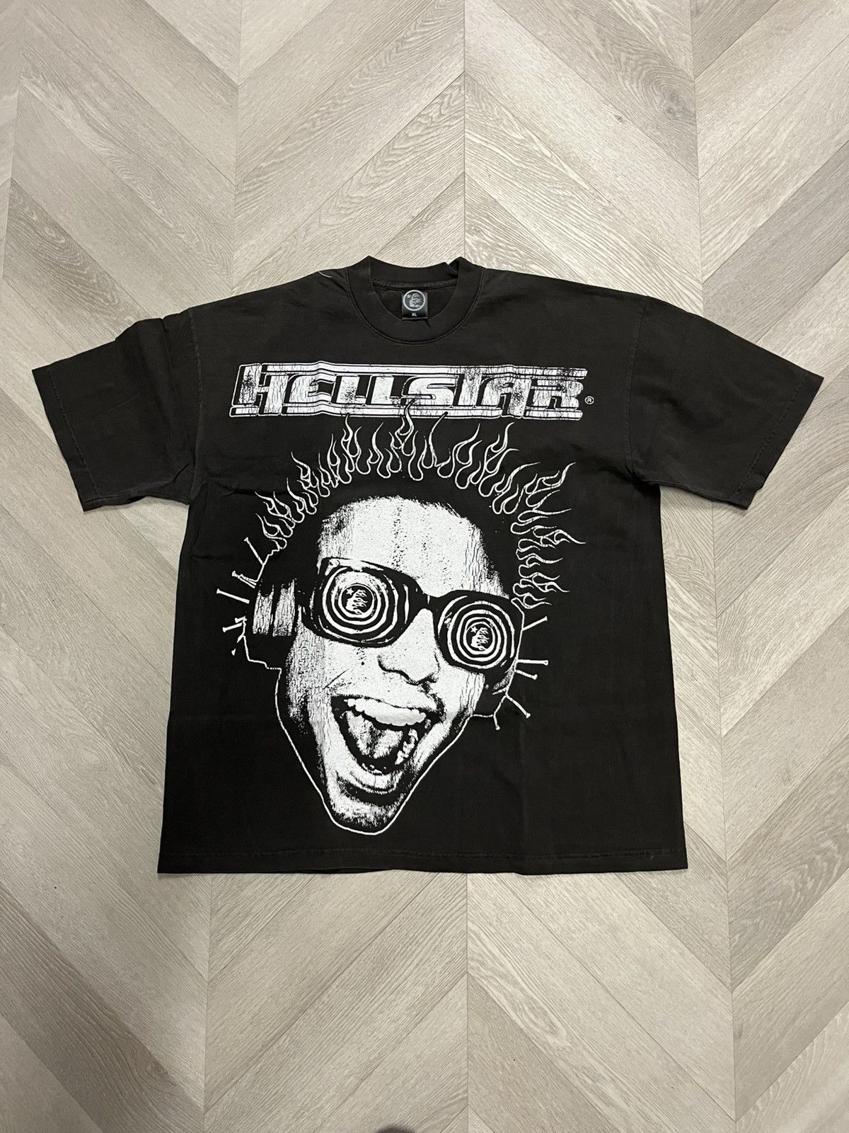 HELLSTAR Hellstar Rage Tee (Black/White) | Grailed