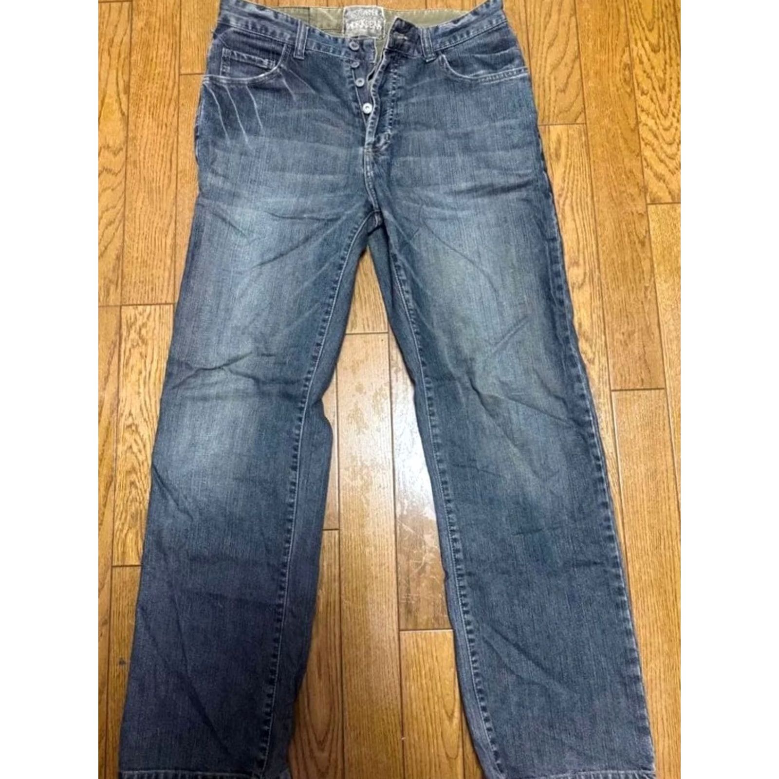 Denime VINTAGE Stussy Work Gear Denim Pants W34 L36 Black Distressed Workwear Jeans Mens Size US 34 / EU 50 - 3 Thumbnail