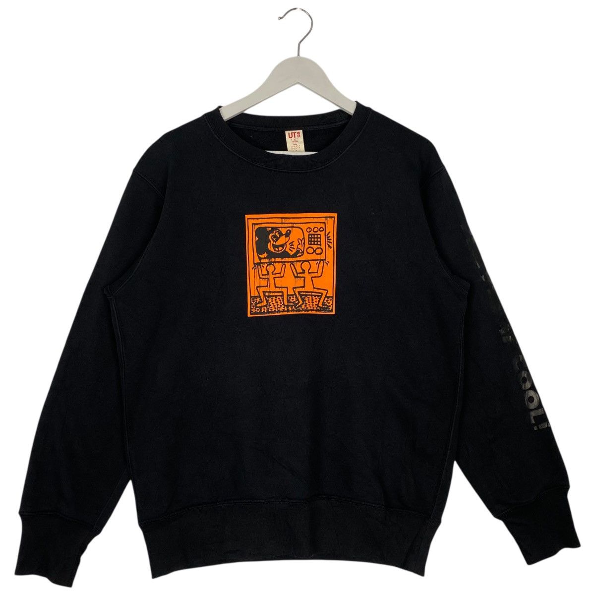 Other Vintage Mickey Keith Haring Sweatshirt Crewneck Black Size US M / EU 48-50 / 2 - 1 Thumbnail