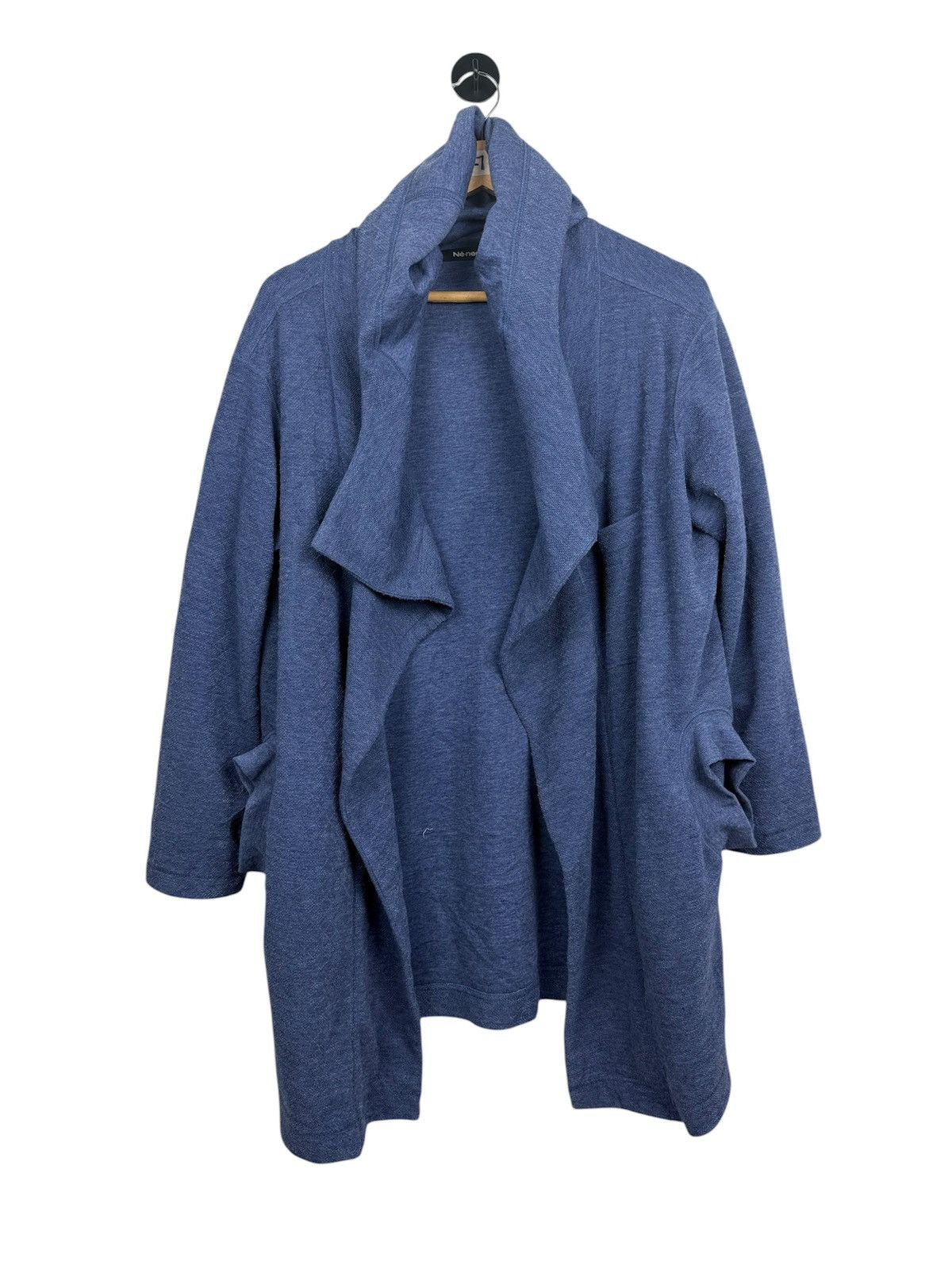 Ne-Net Né-net Issey Miyake Japan Draped Hooded Cardigan Jacket Size M / US 6-8 / IT 42-44 - 1 Thumbnail