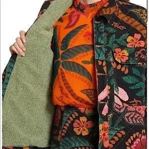 Farm Rio Farm Rio Made In Brazil Gabardine Jacket, Size M Size M / US 6-8 / IT 42-44 - 3 Thumbnail