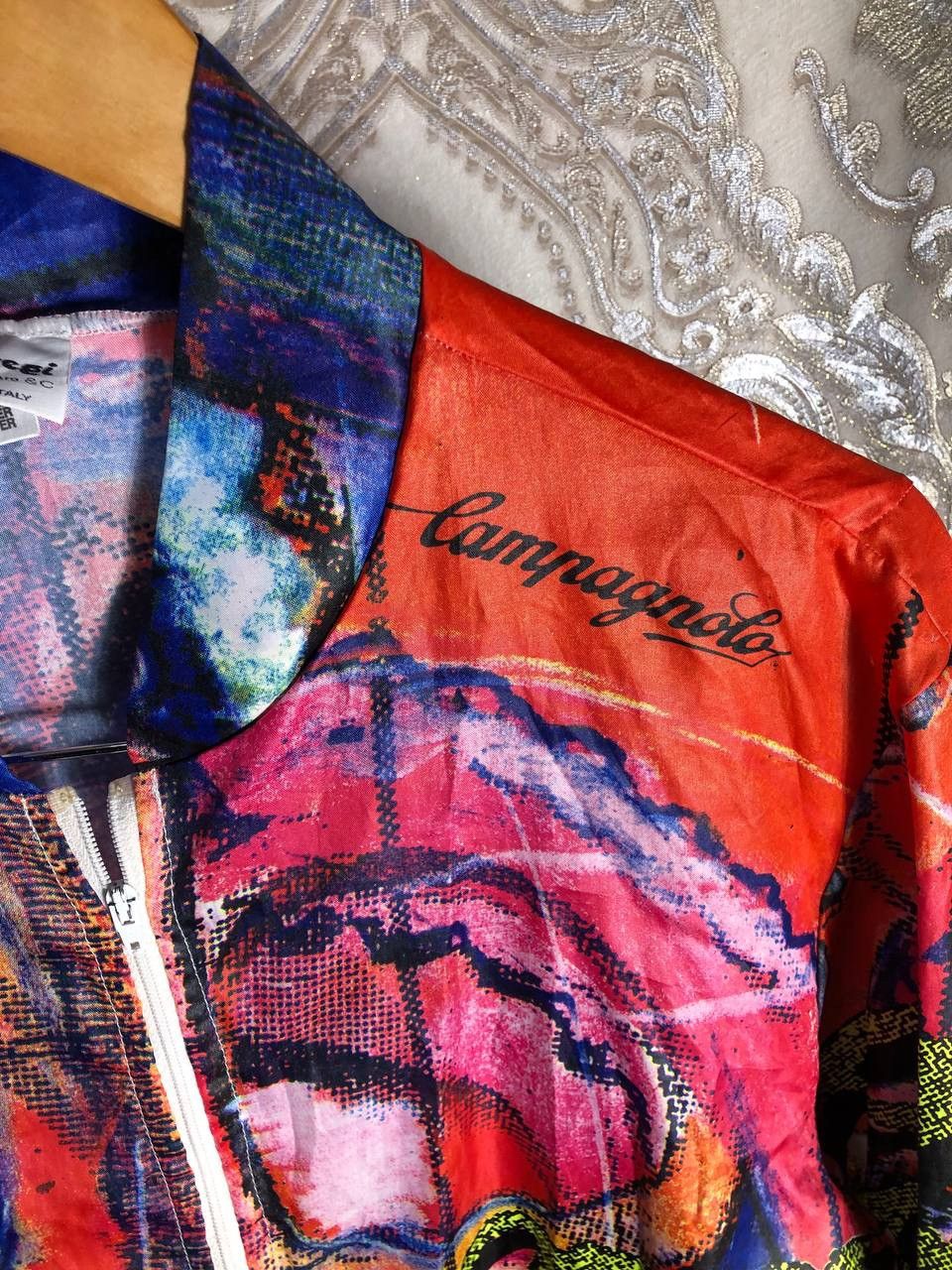 Vintage VERY RARE CAMPAGNOLO RETRO CYCLE JERSEY T-SHIRT BLOKECORE Size US L / EU 52-54 / 3 - 6 Thumbnail