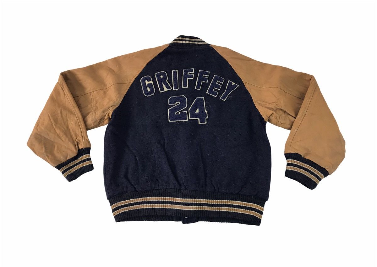 Genuine Leather Dog House Griffey 24 Simple Varsity Jacket Leather Sleeve Size US L / EU 52-54 / 3 - 2 Thumbnail