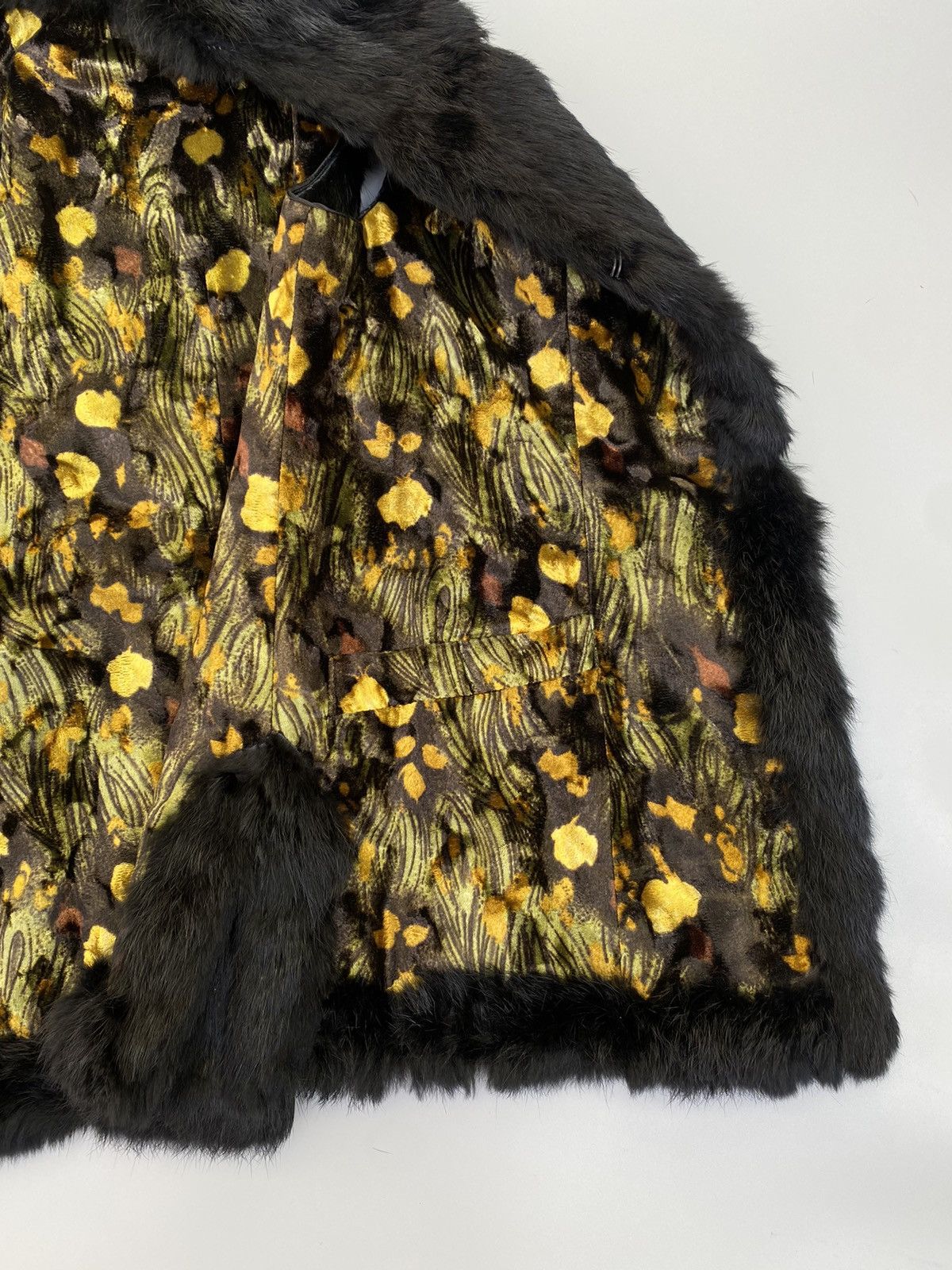 Vintage CSC Rabbit Fur Vest Size L / US 10 / IT 46 - 10 Thumbnail