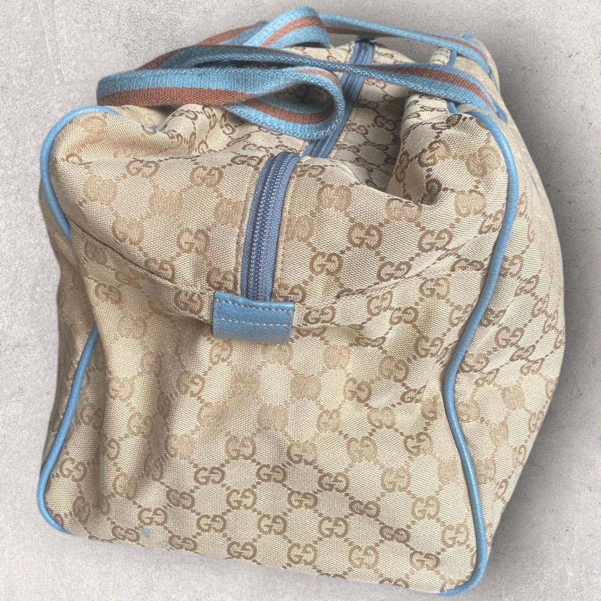 Gucci Gucci Boston Medium Web Handle Bag Size ONE SIZE - 3 Thumbnail