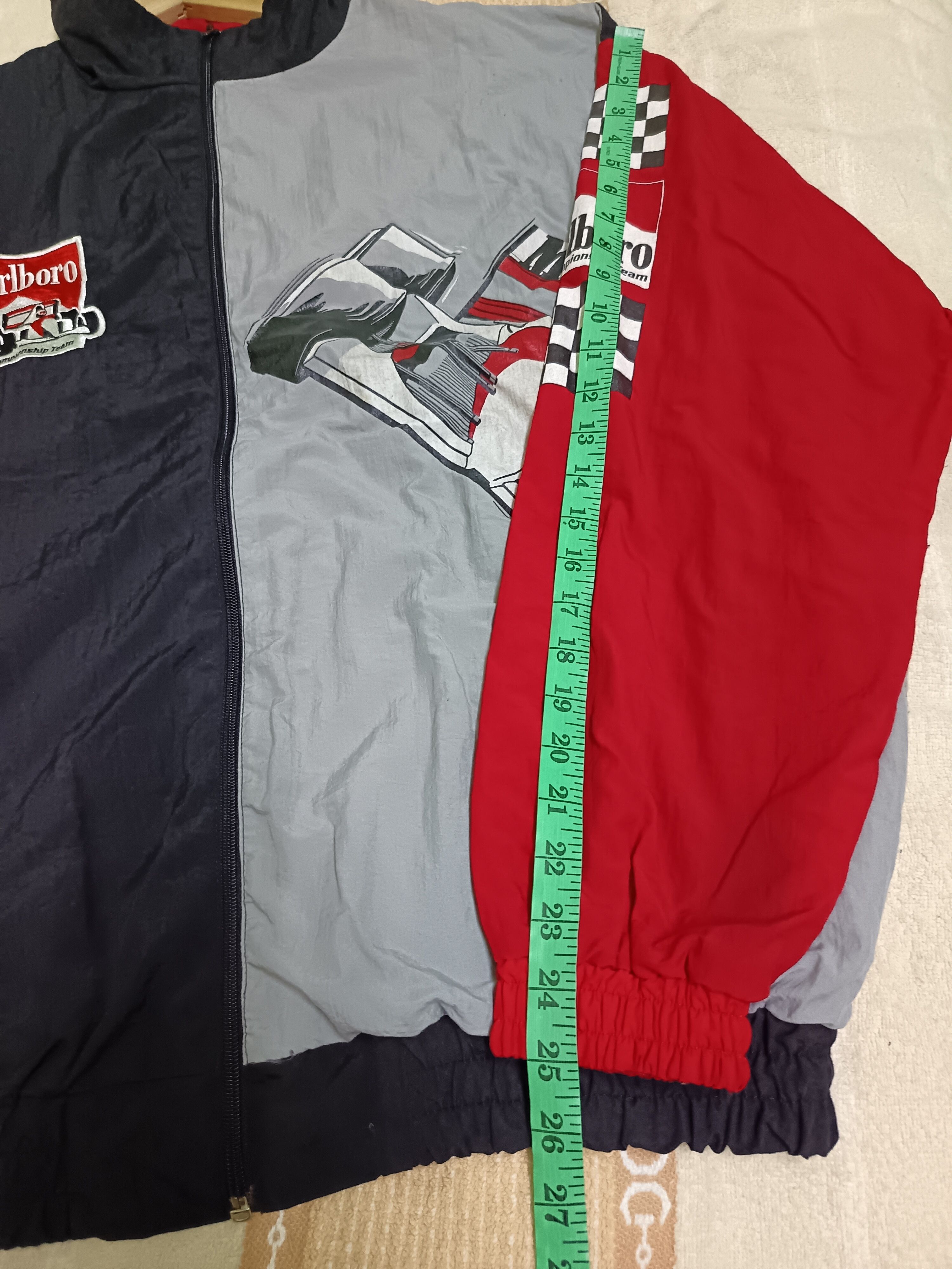 Marlboro Vintage Marlboro World Champion Team F1 Bomber Jacket Size US L / EU 52-54 / 3 - 13 Thumbnail