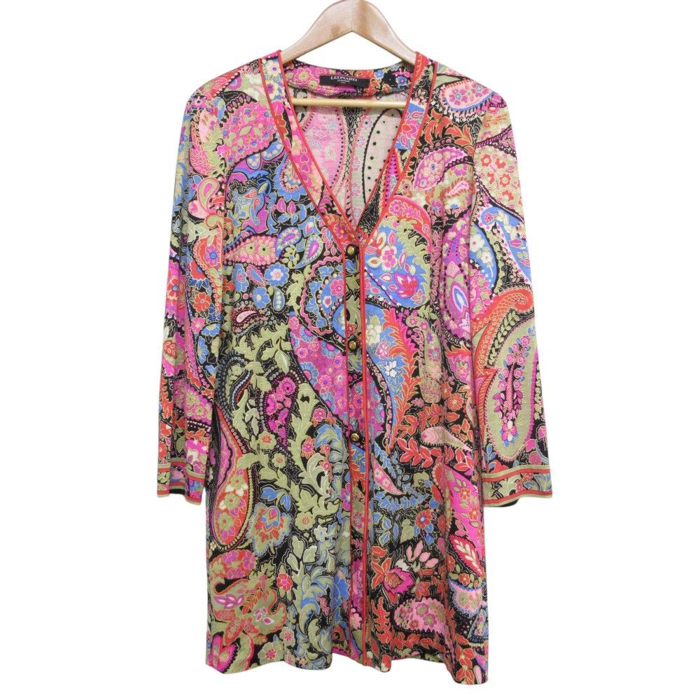 Other Other LEONARD FASHION Wool Silk Long Cardigan Others Outerwear DUTY FREE for USA Size ONE SIZE - 1 Thumbnail