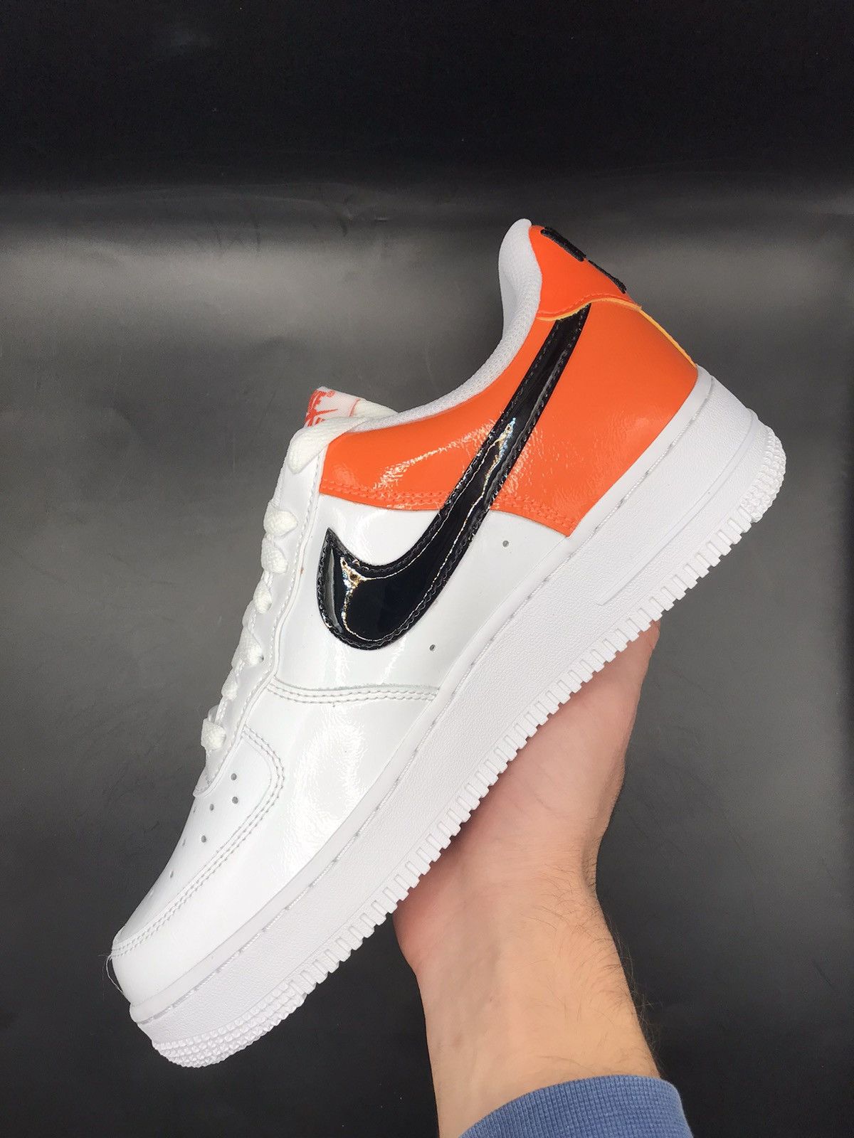 Nike Nike Air Force 1 Essential White/Briliant Orange Size US 10 / IT 40 - 3 Thumbnail