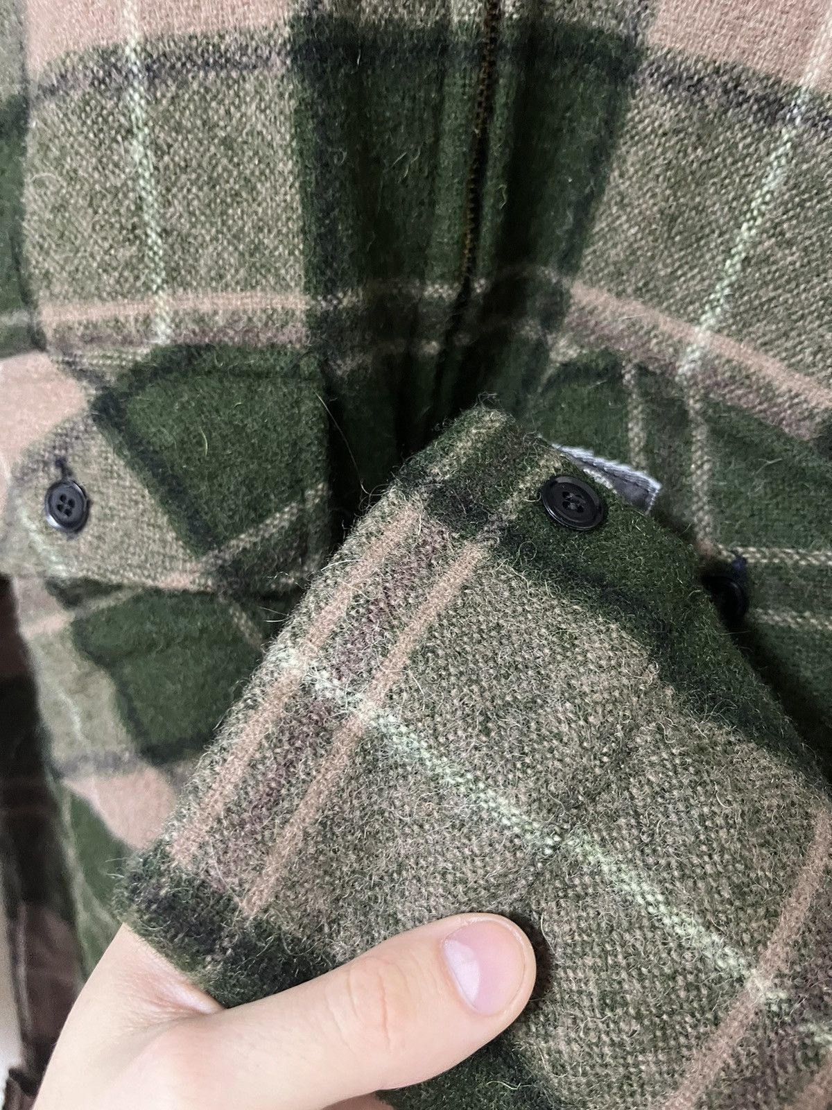 Designer × Vintage Swanndri Vintage Wool 1/3 Zip Jacket Size US L / EU 52-54 / 3 - 6 Thumbnail