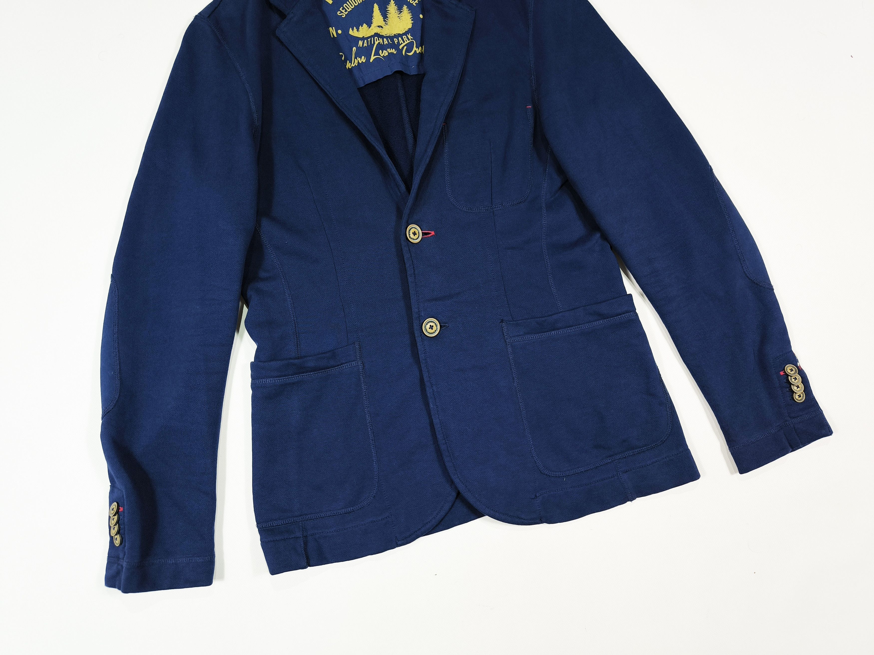 Napapijri Napapijri Blue Cotton Blend Blazer Jacket Size M Size US M / EU 48-50 / 2 - 3 Thumbnail