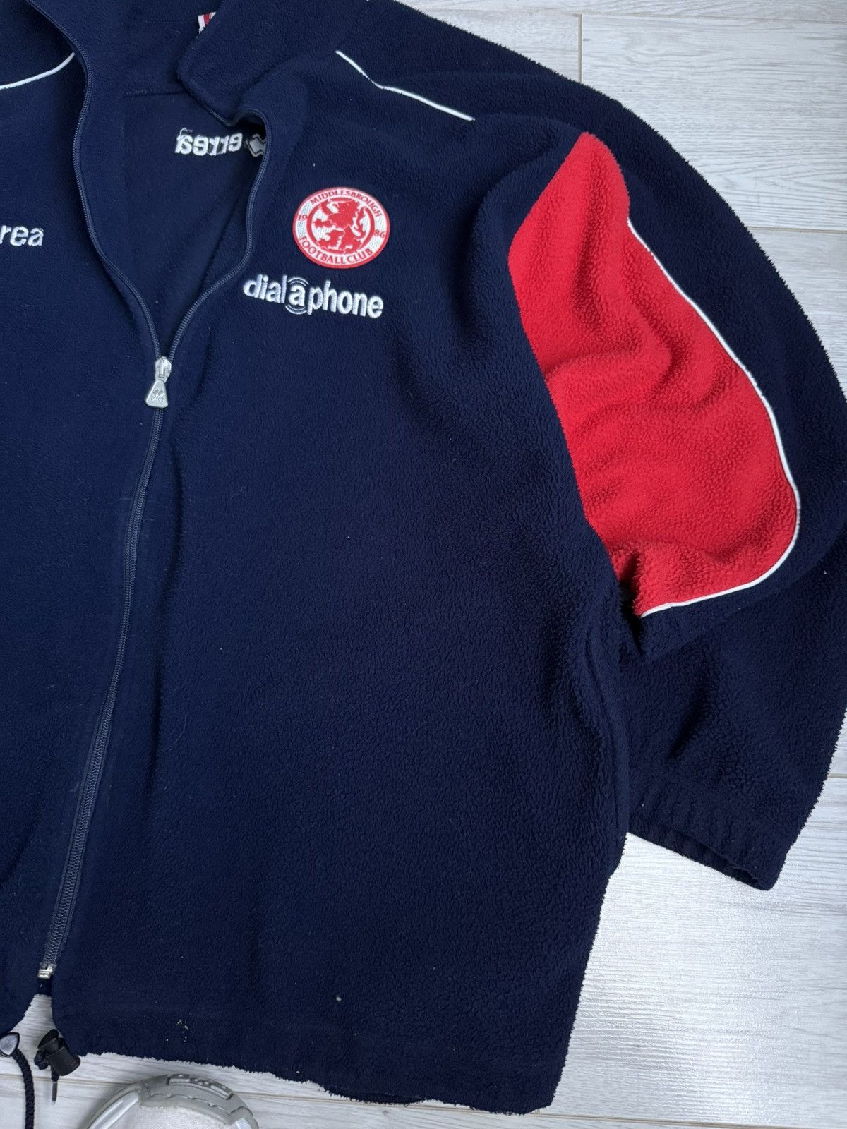 Errea × Vintage Vintage Middlesbrough errea fleece jacket soccer jersey Size US L / EU 52-54 / 3 - 2 Thumbnail