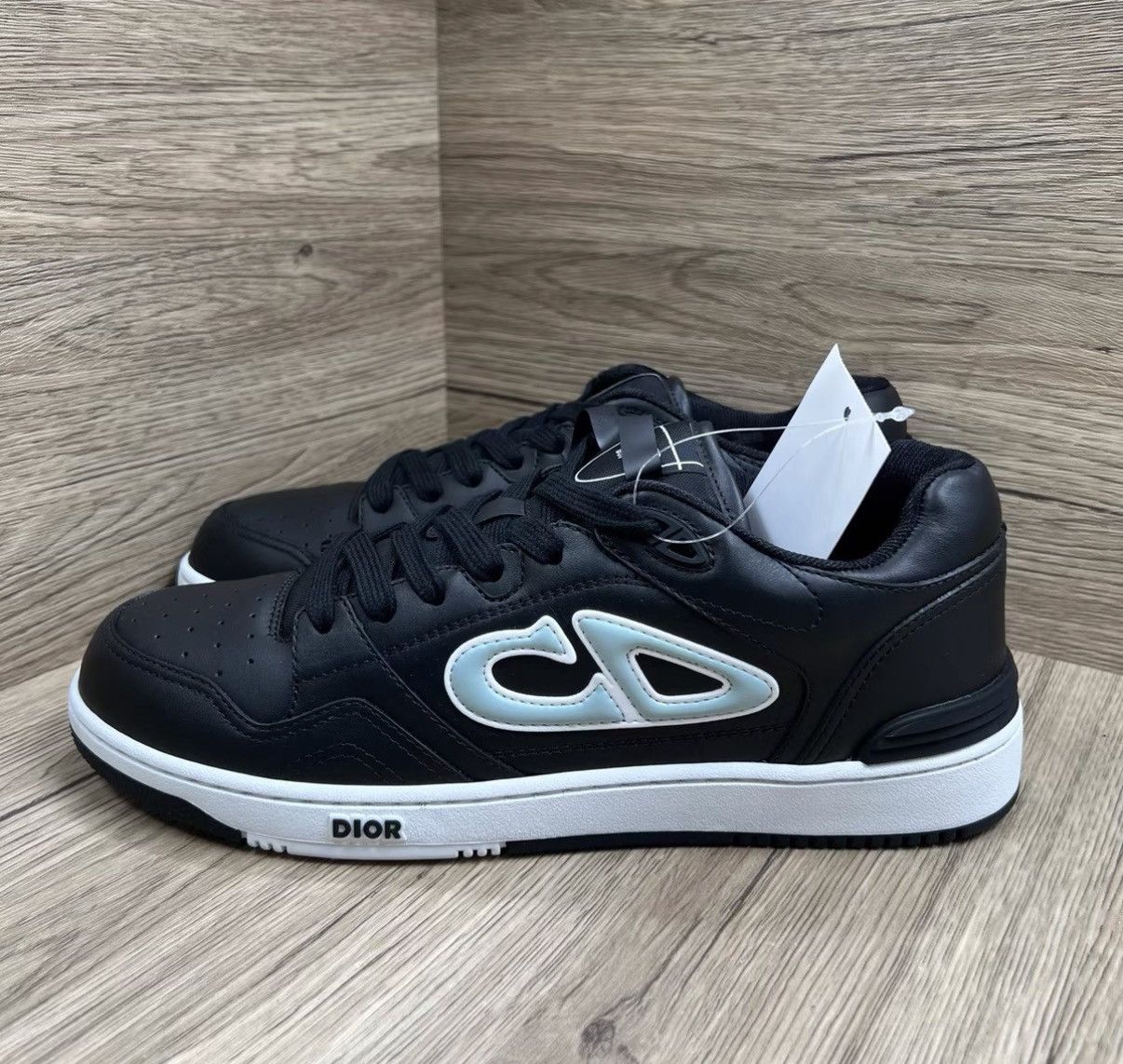 Dior Dior × Stone Island B57 Black Embossed CD Sneakers J41 Size US 8 / EU 41 - 1 Thumbnail