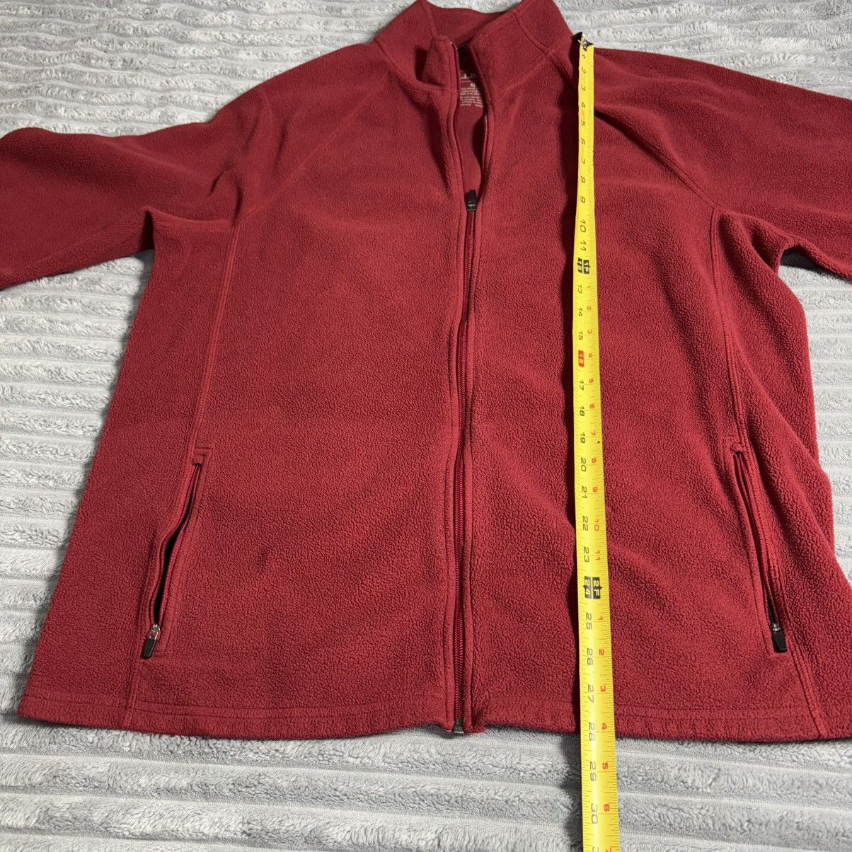 L.L. Bean LL Bean fleece Full zip Sweatshirt Men XL Red Mock Neck Size US XL / EU 56 / 4 - 6 Thumbnail