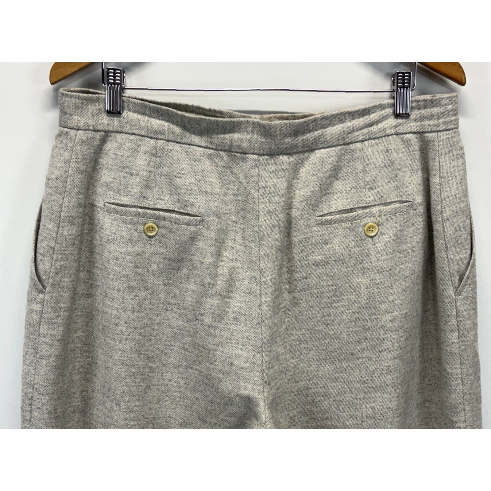 Ralph Lauren VINTAGE Lauren Ralph Lauren Dress Pants One Word: Dress Pants (Women) Size 16 Greige 100% Lambswool Fully Lined Wool Beige/Grey Womens Regular Size 38" / US 16 / IT 52 - 4 Thumbnail