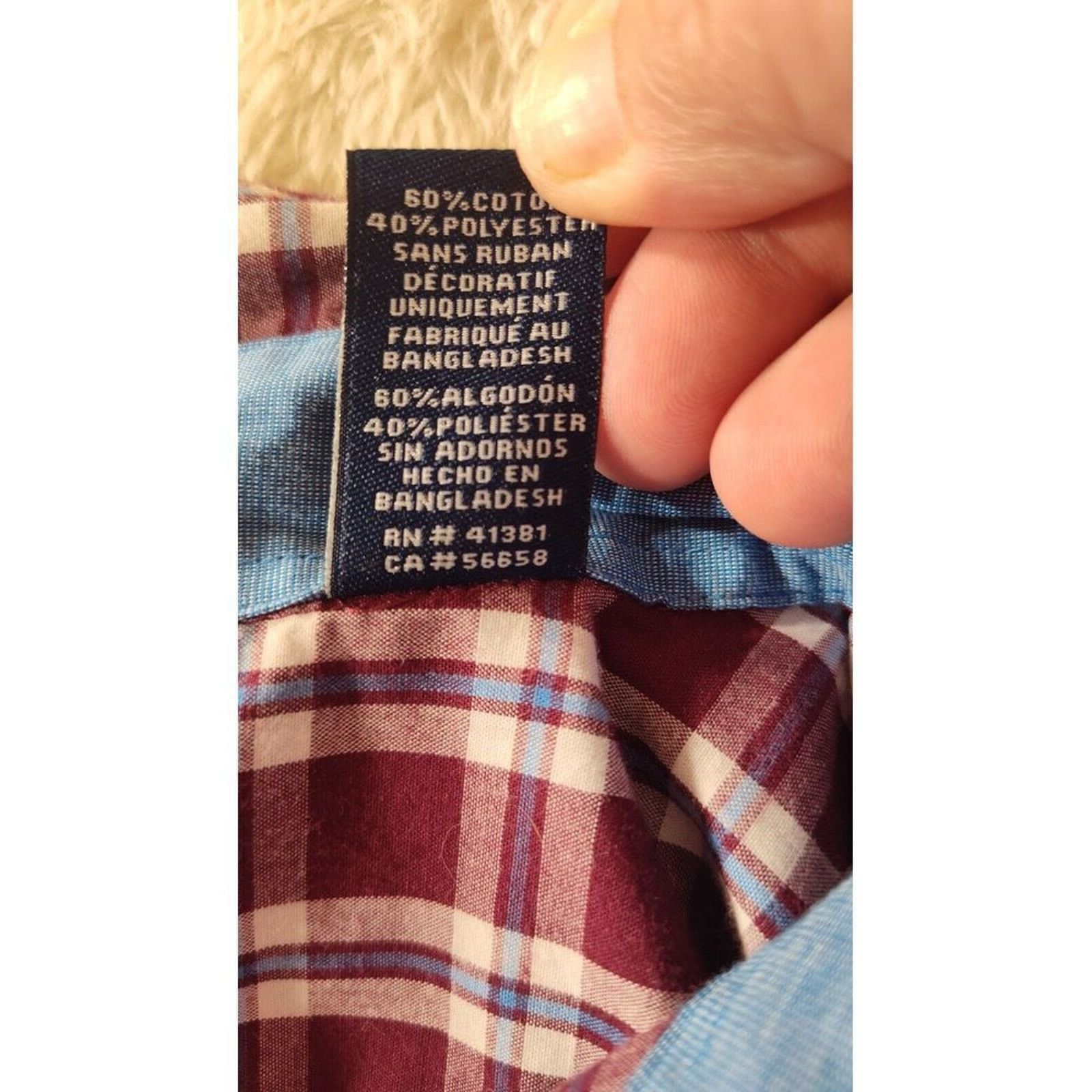 Chaps Chaps By Ralph Lauren Men's Size 3xb xxxl Blue Maroon Plaid Size US XXL / EU 58 / 5 - 8 Thumbnail