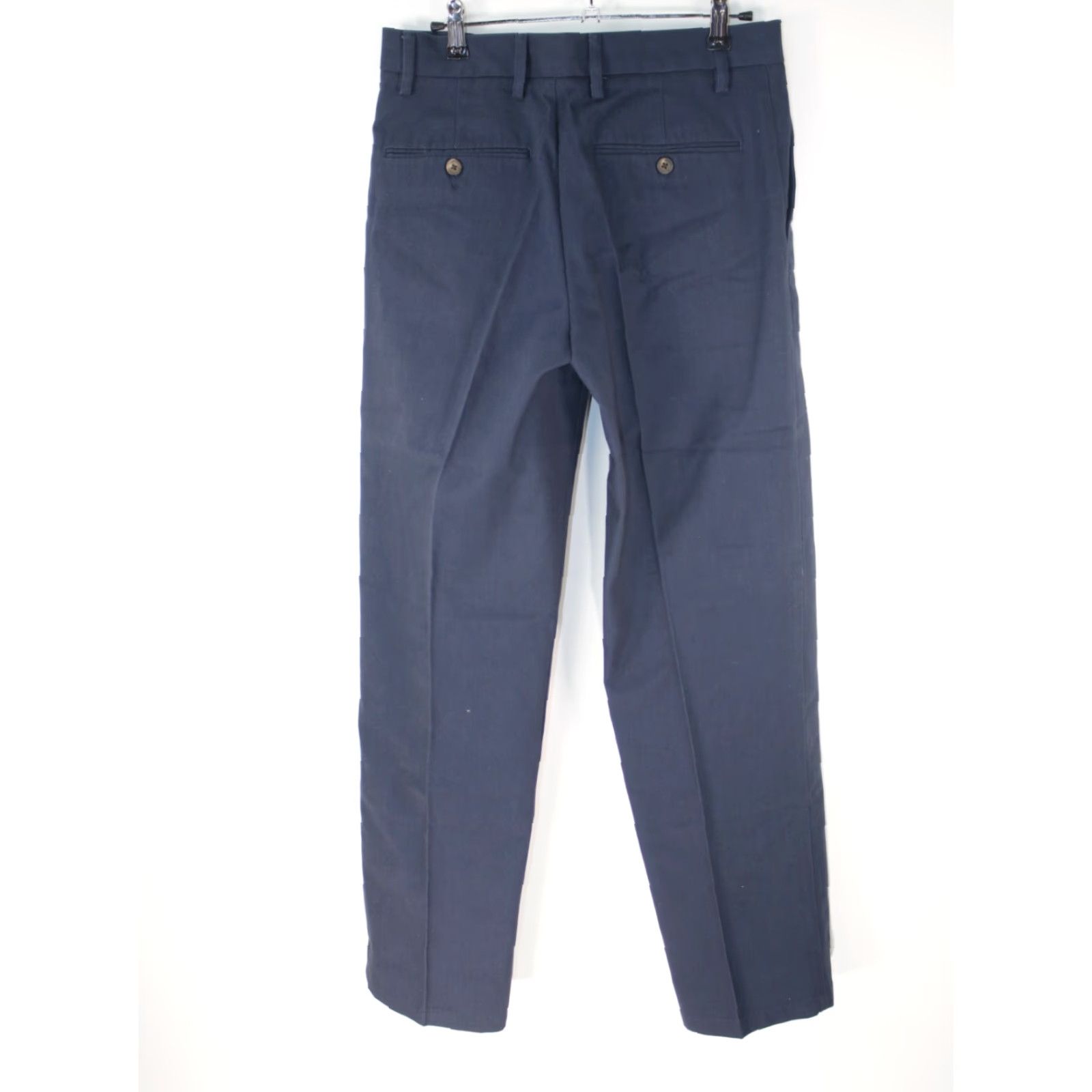 Essentials Amazon Essentials Mens Slim Fit Flat Front Chino Dress Pant Size 29 Blue 29X30 Size US 29 - 3 Thumbnail