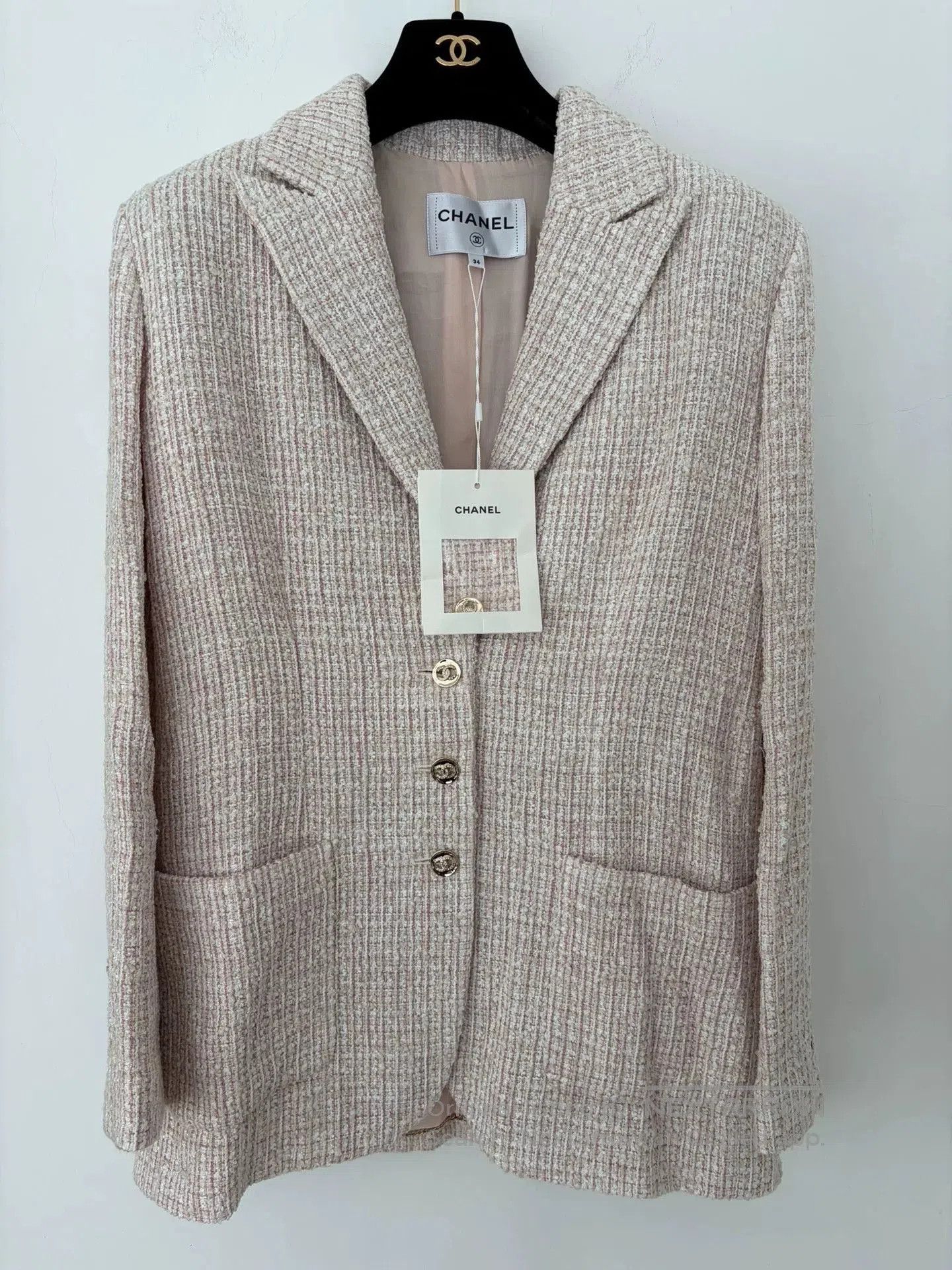 Chanel Chanel Tweed Blazer Jacket 34. Size US XS / EU 42 / 0 - 1 Thumbnail