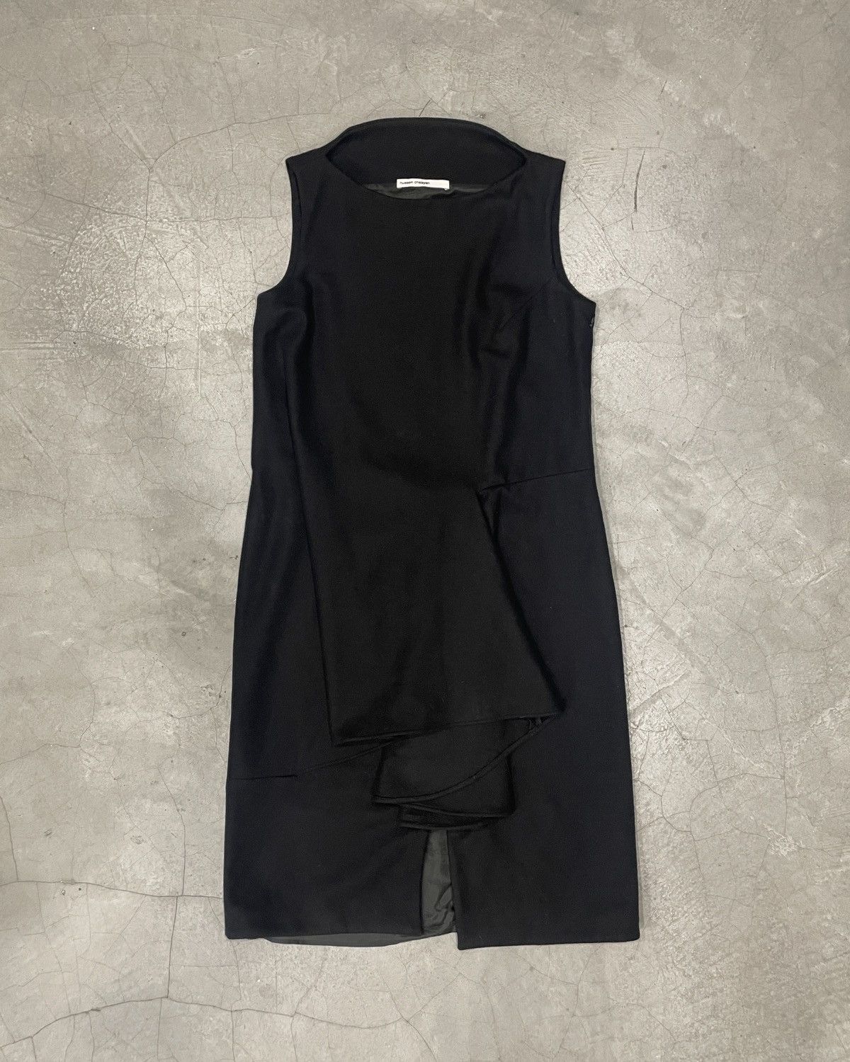 Hussein Chalayan Runway FW1999 ‘Echoform’ Layered Drape Dress Size S / US 4 / IT 40 - 1 Thumbnail