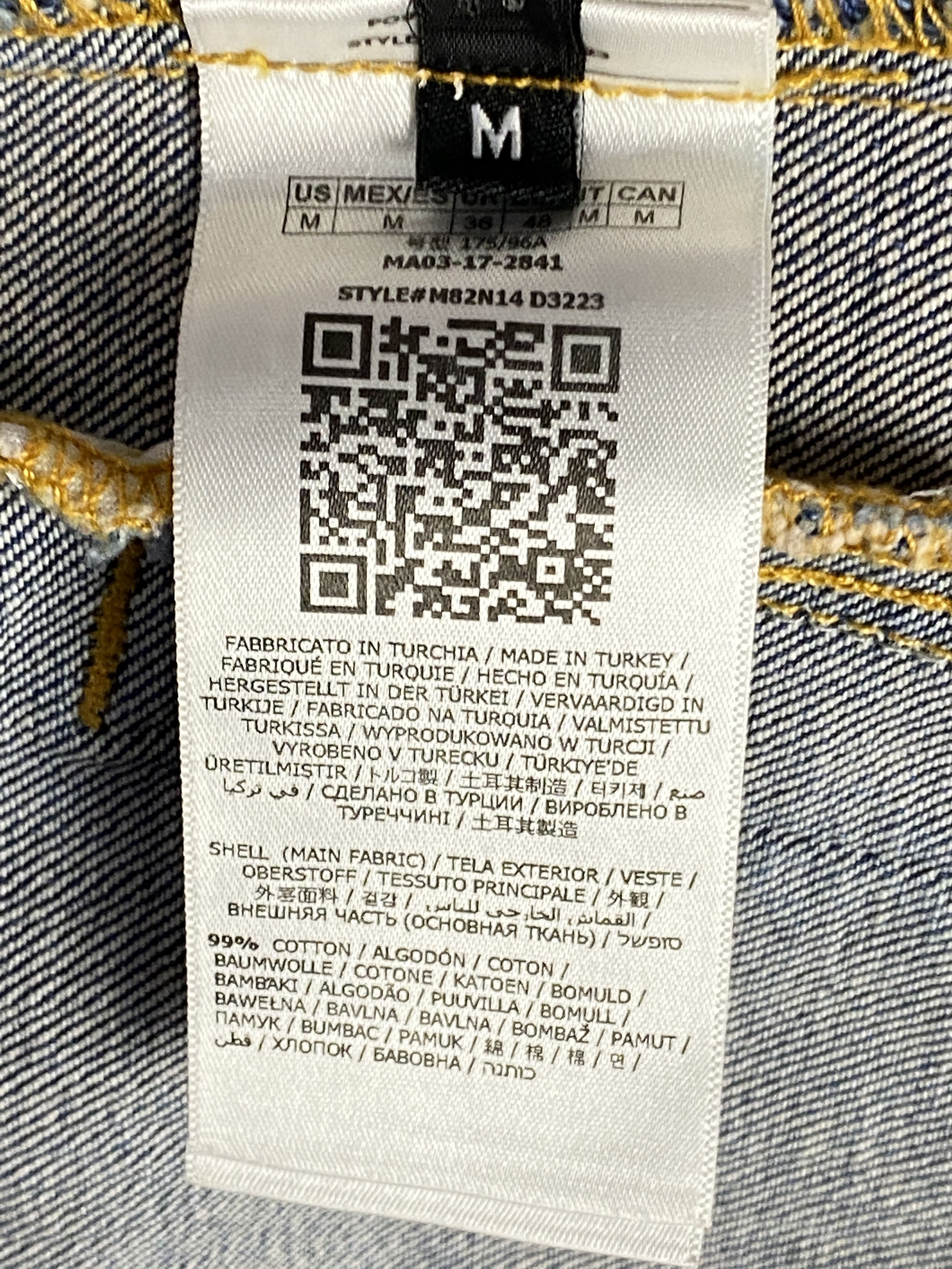 Guess Guess Vintage Men's Denim Jacket - M Jean Blazer Size US M / EU 48-50 / 2 - 7 Thumbnail
