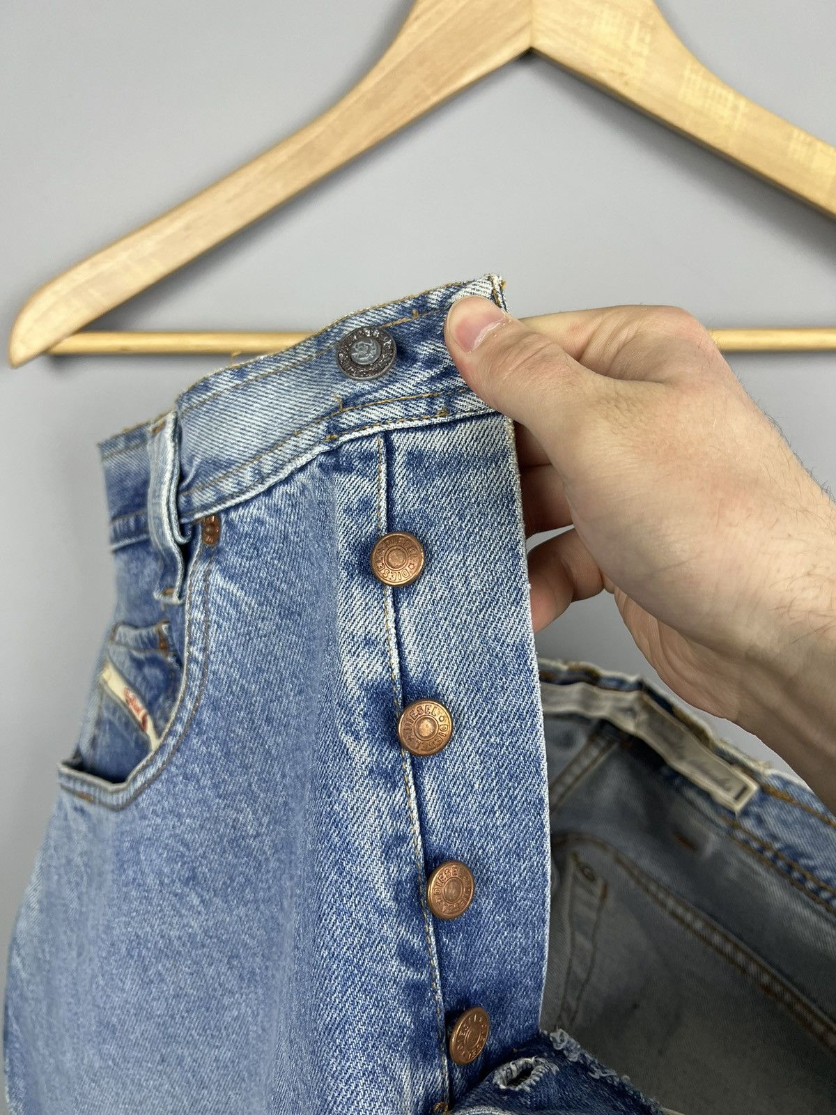 Diesel W34 Diesel New World Basics Vintage Jeans Distressed Mom Size US 34 / EU 50 - 13 Thumbnail