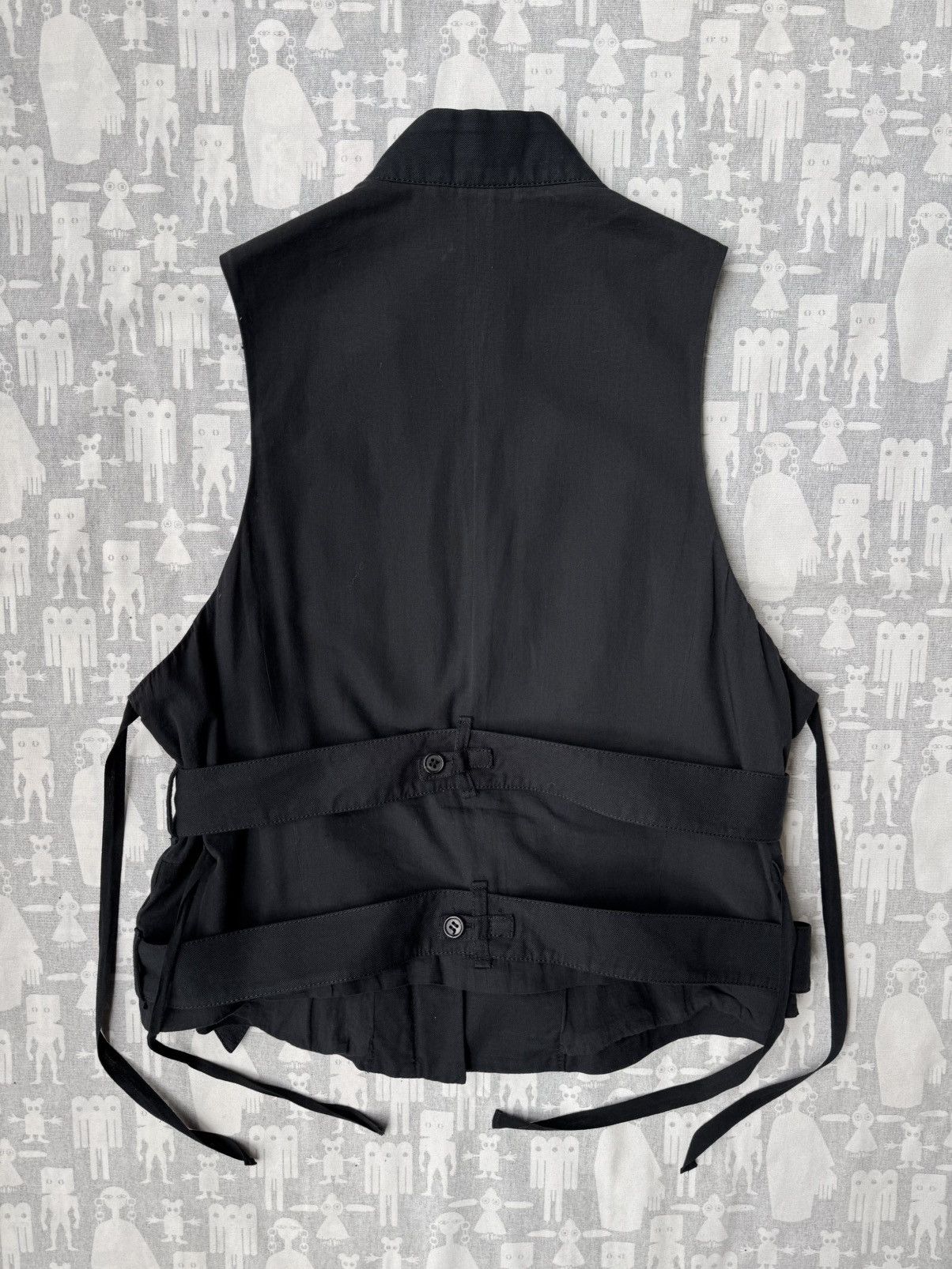 Ann Demeulemeester Ann Demeulemeester SS03 Asymmetrical Biker Belted Vest Size US S / EU 44-46 / 1 - 6 Thumbnail